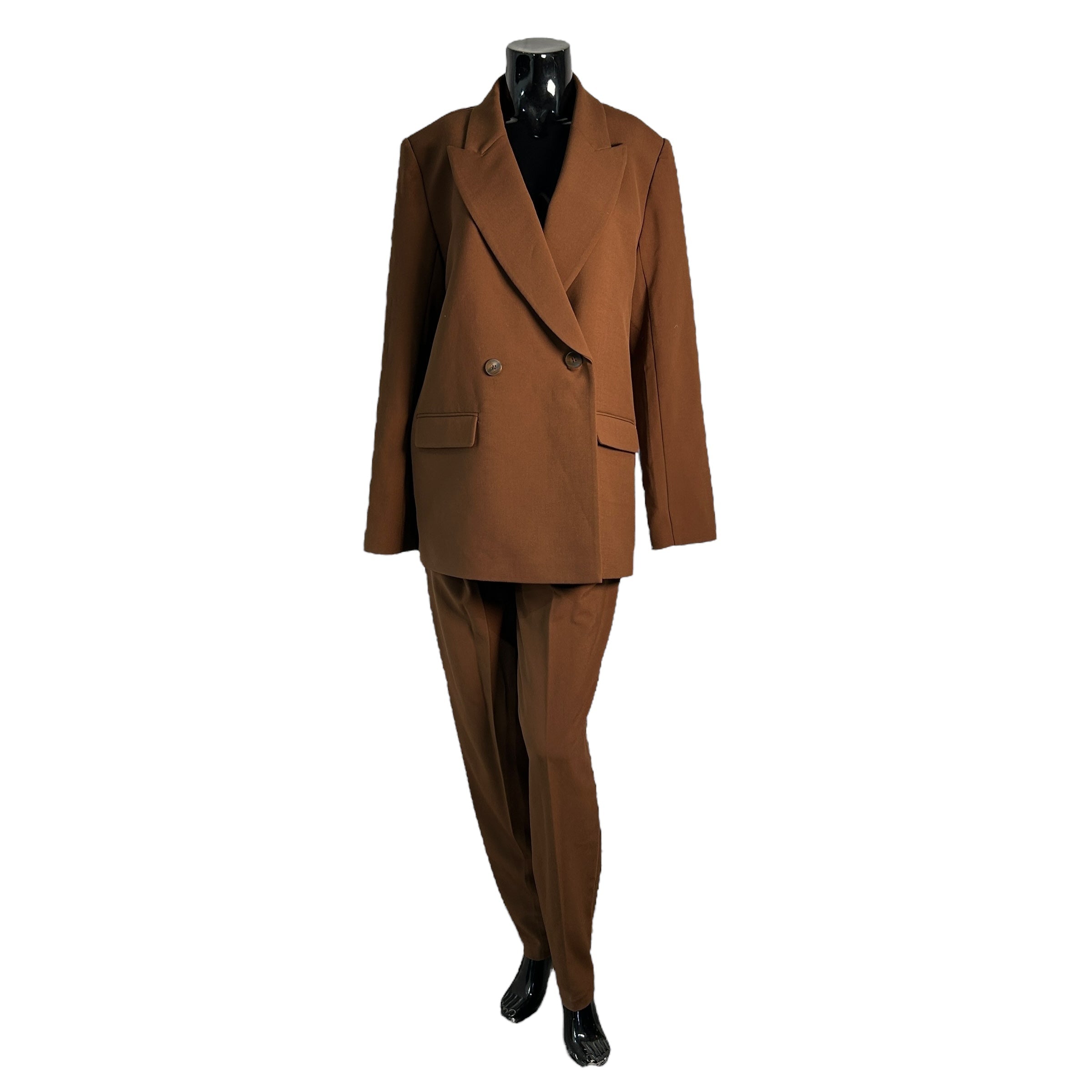 L'ACADEMIE Brown Blazer & Pants Set