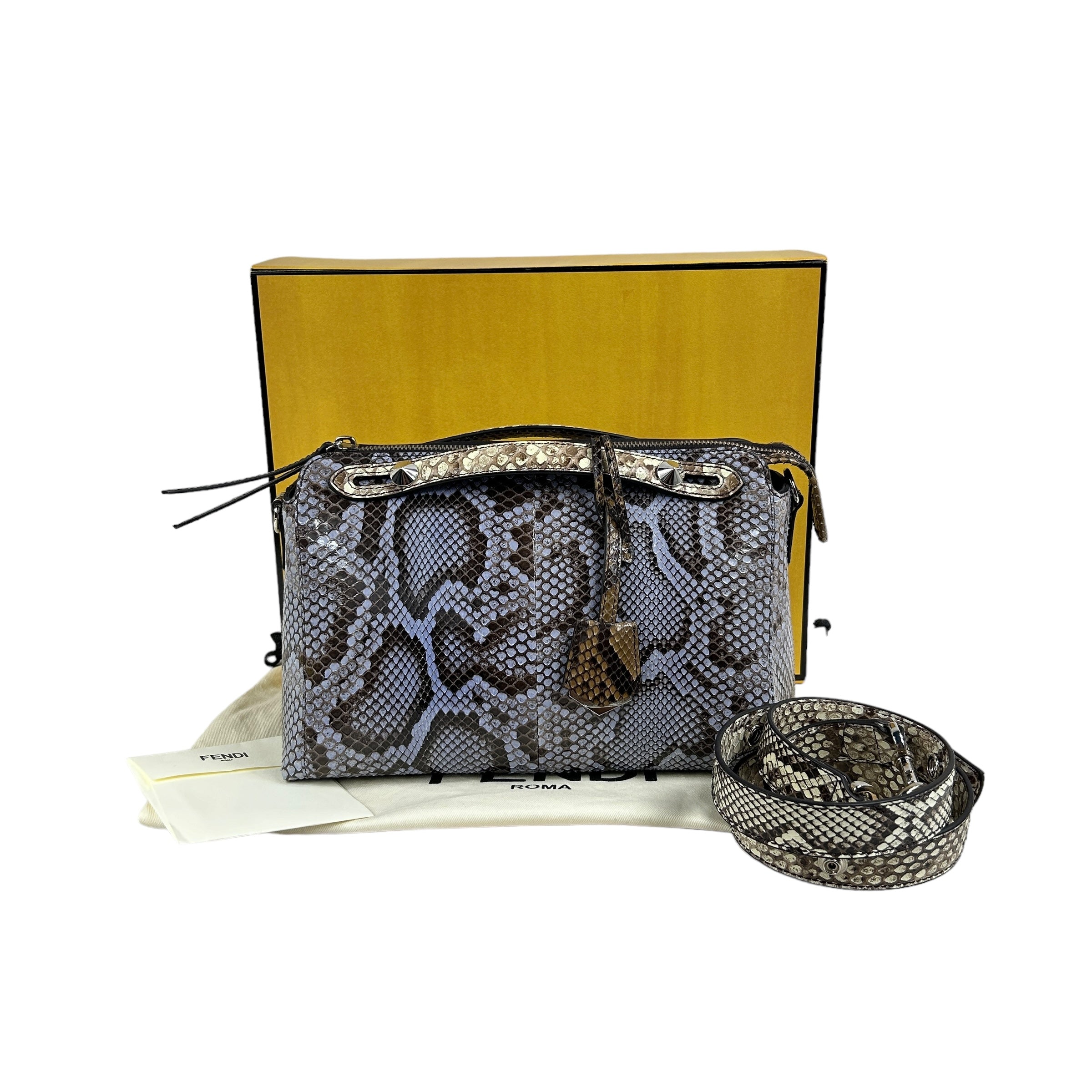 Three tone python leather By The Way Bag w/SHW