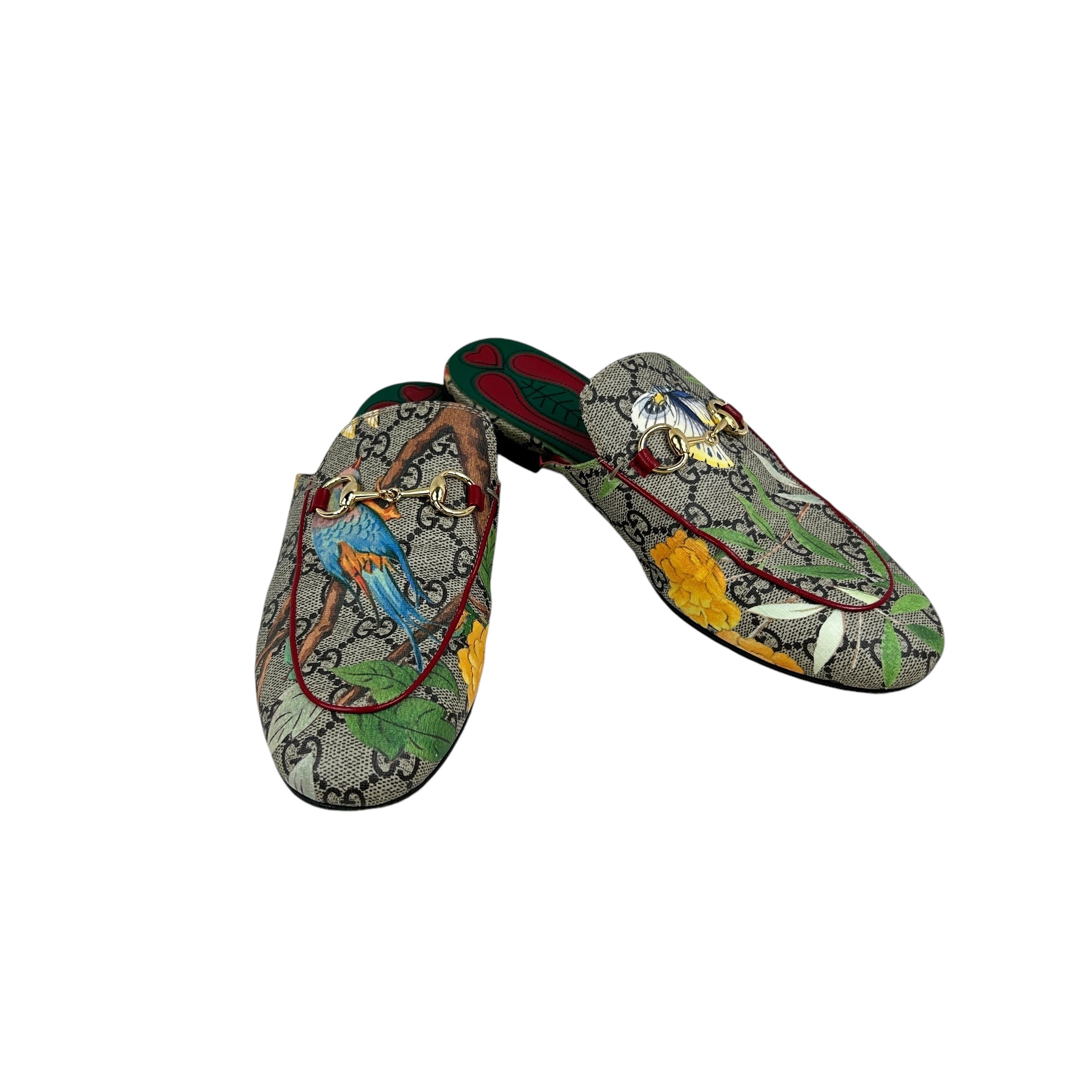 Monogram Coated Canvas Tropical Supreme Princetown Mules