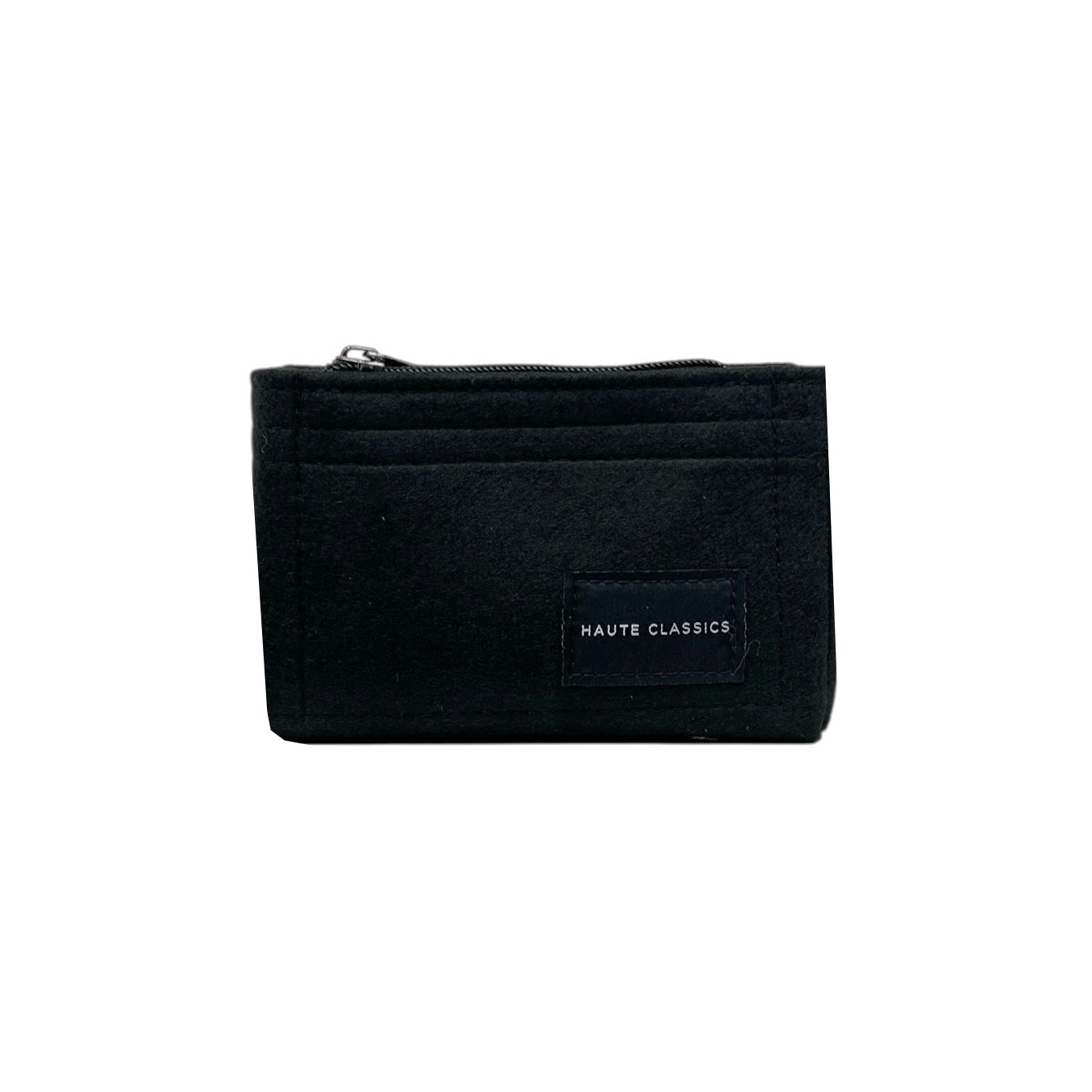 Black Chanel Square Mini Felt Bag Insert/Organizer