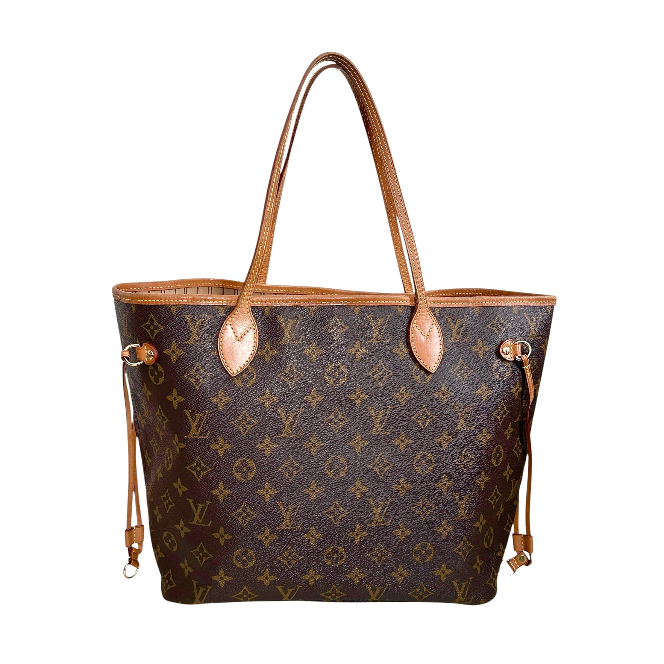 Monogram Coated Canvas Neverfull MM w/GHW