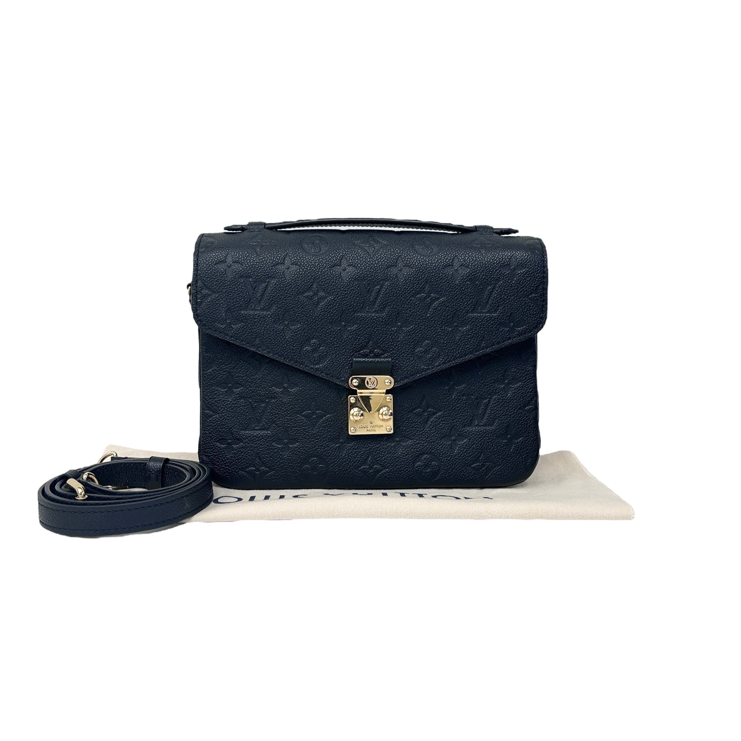 Black Empretinte Pochette Metis w/GHW