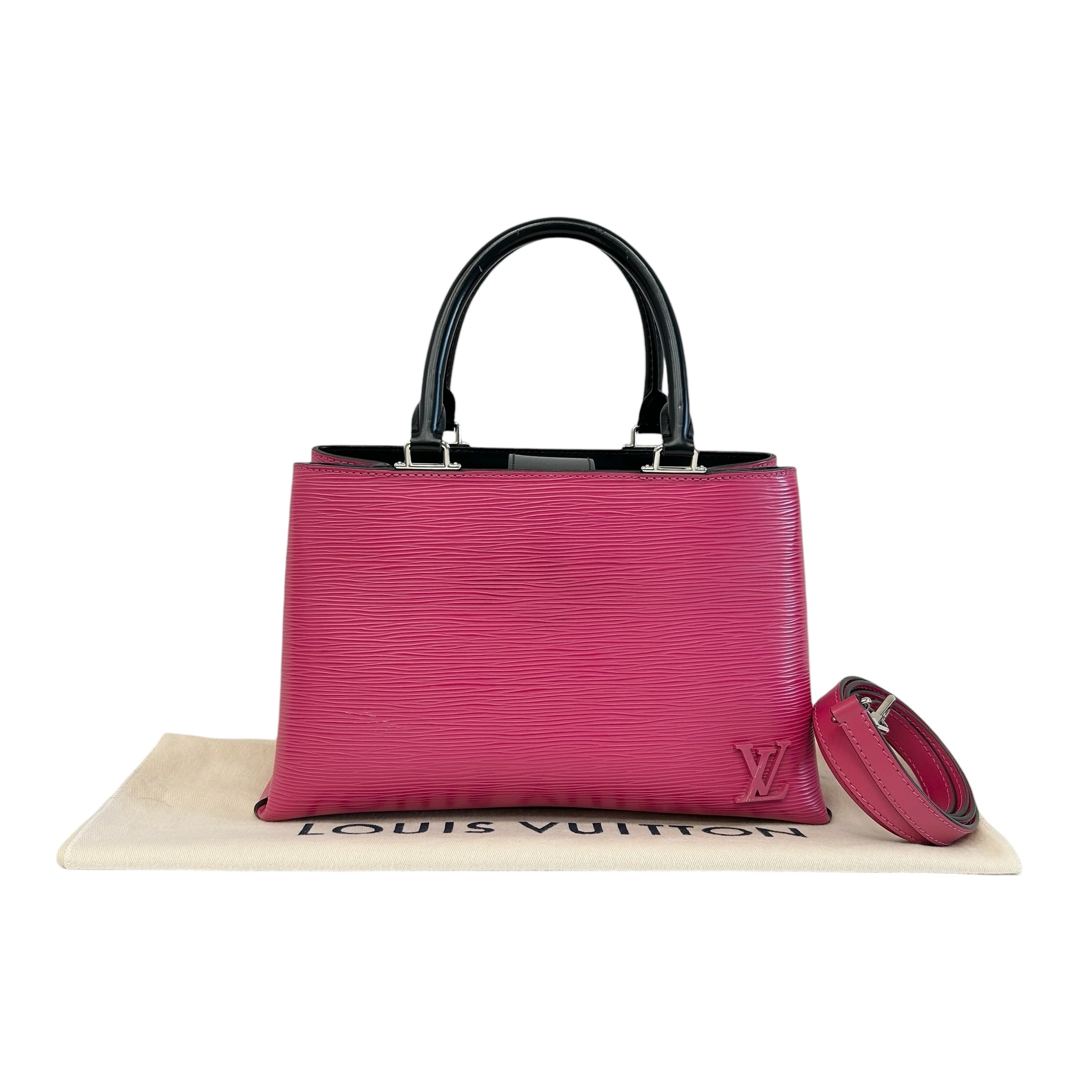 Hot Pink Epi Leather Kleber PM Bag w/GHW