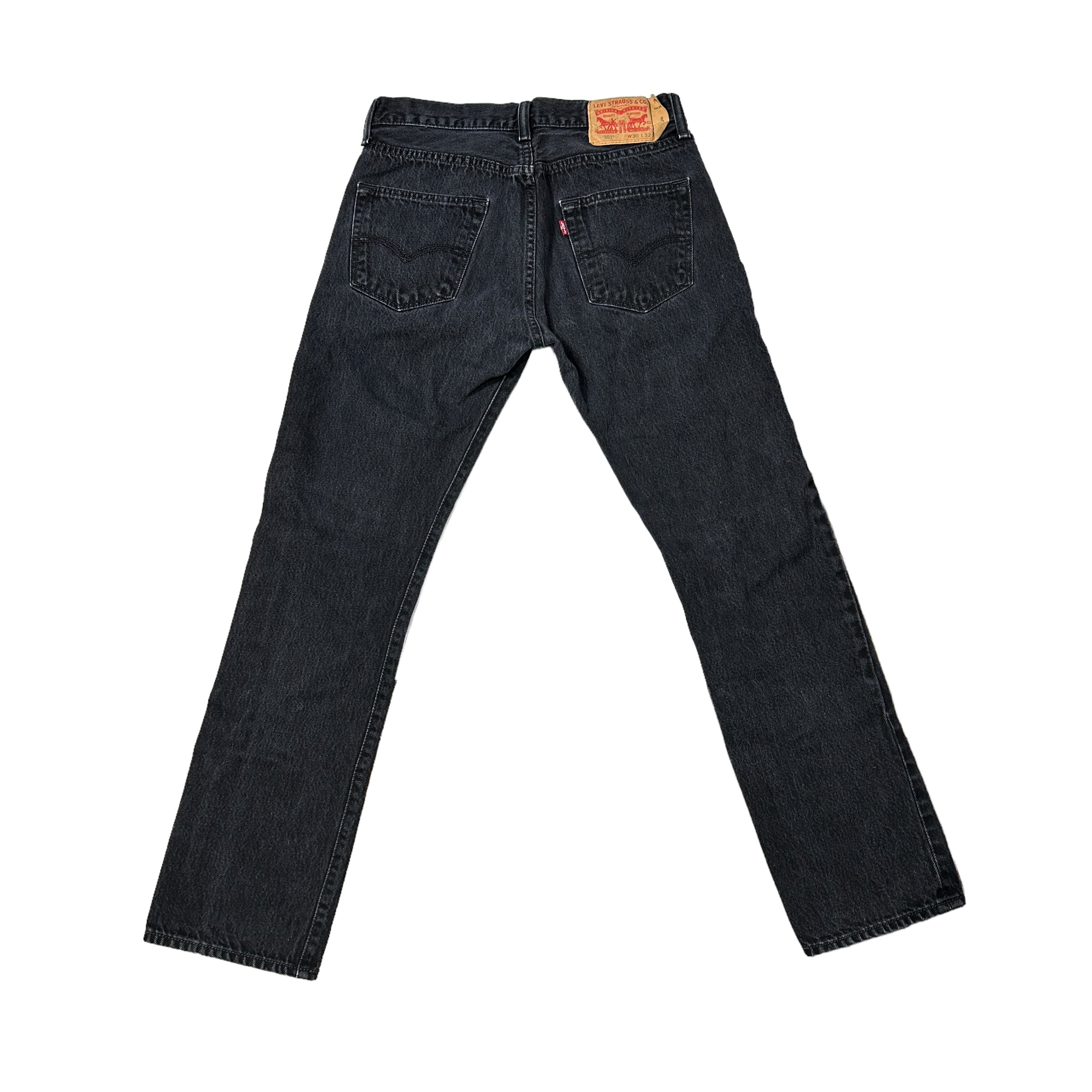 LEVI'S Black Straight Leg Fit Denim Jeans