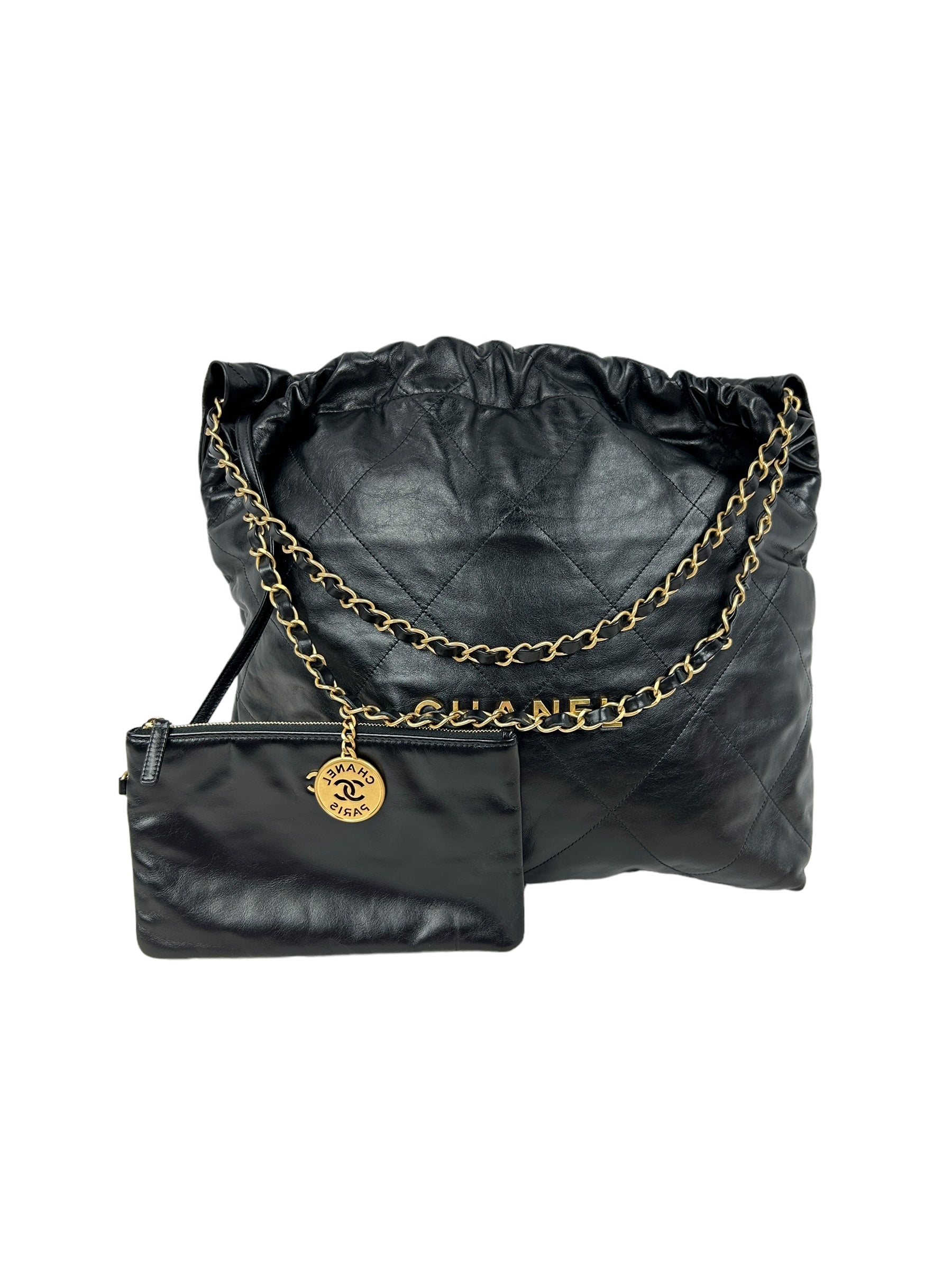 Black Small 22 Bag w/AGHW