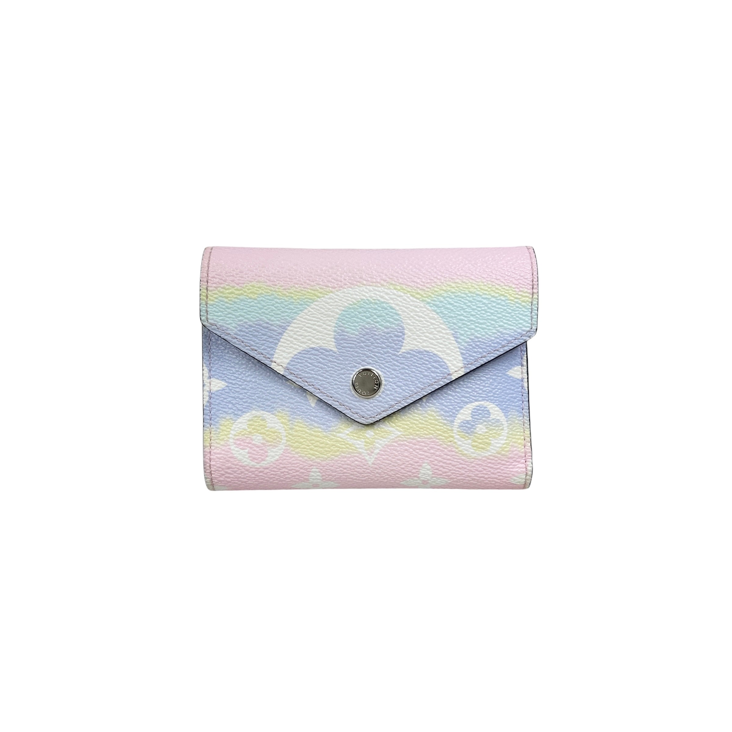 Escale Pink Victorine Logo Wallet w/ SHW