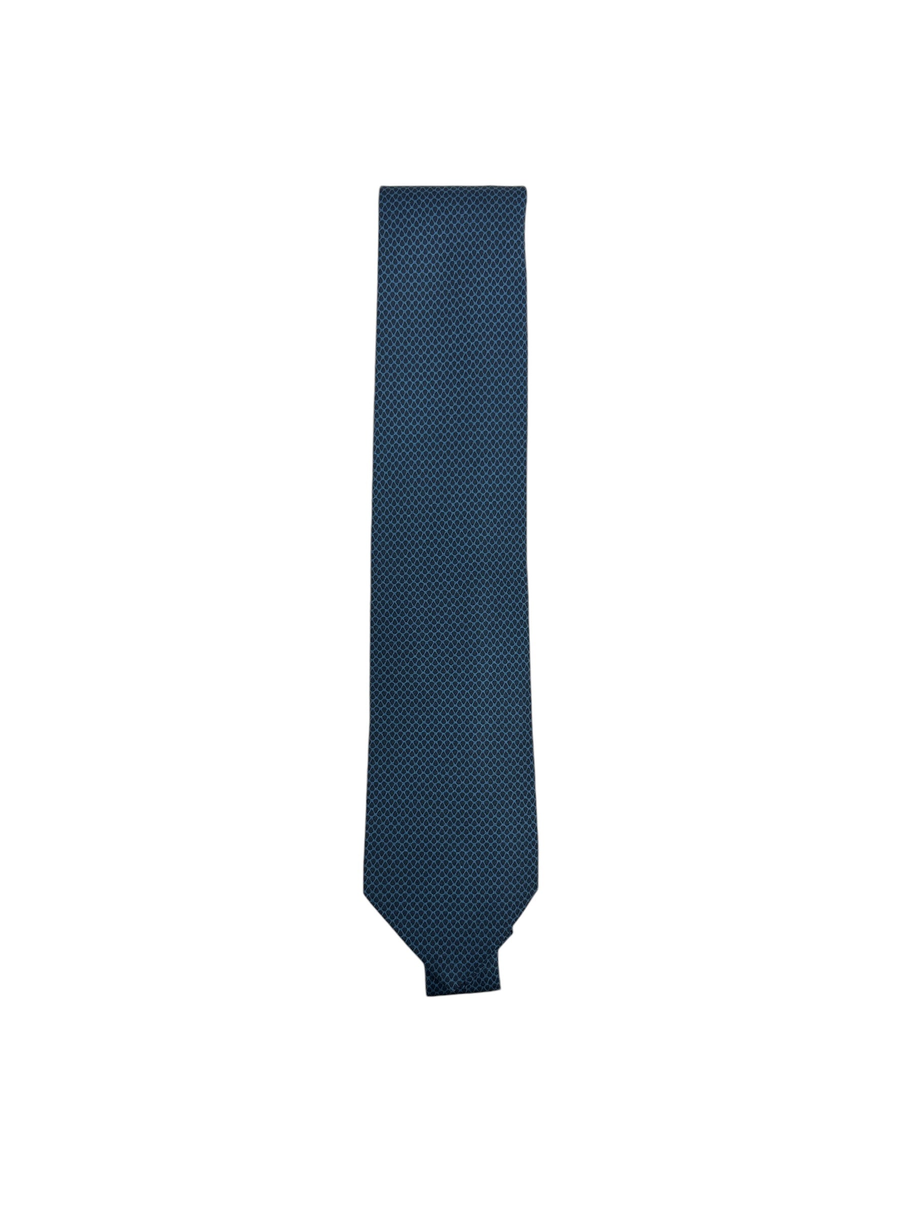 Dark Blue “Cravate Heavy” 100% Silk Men’s Tie