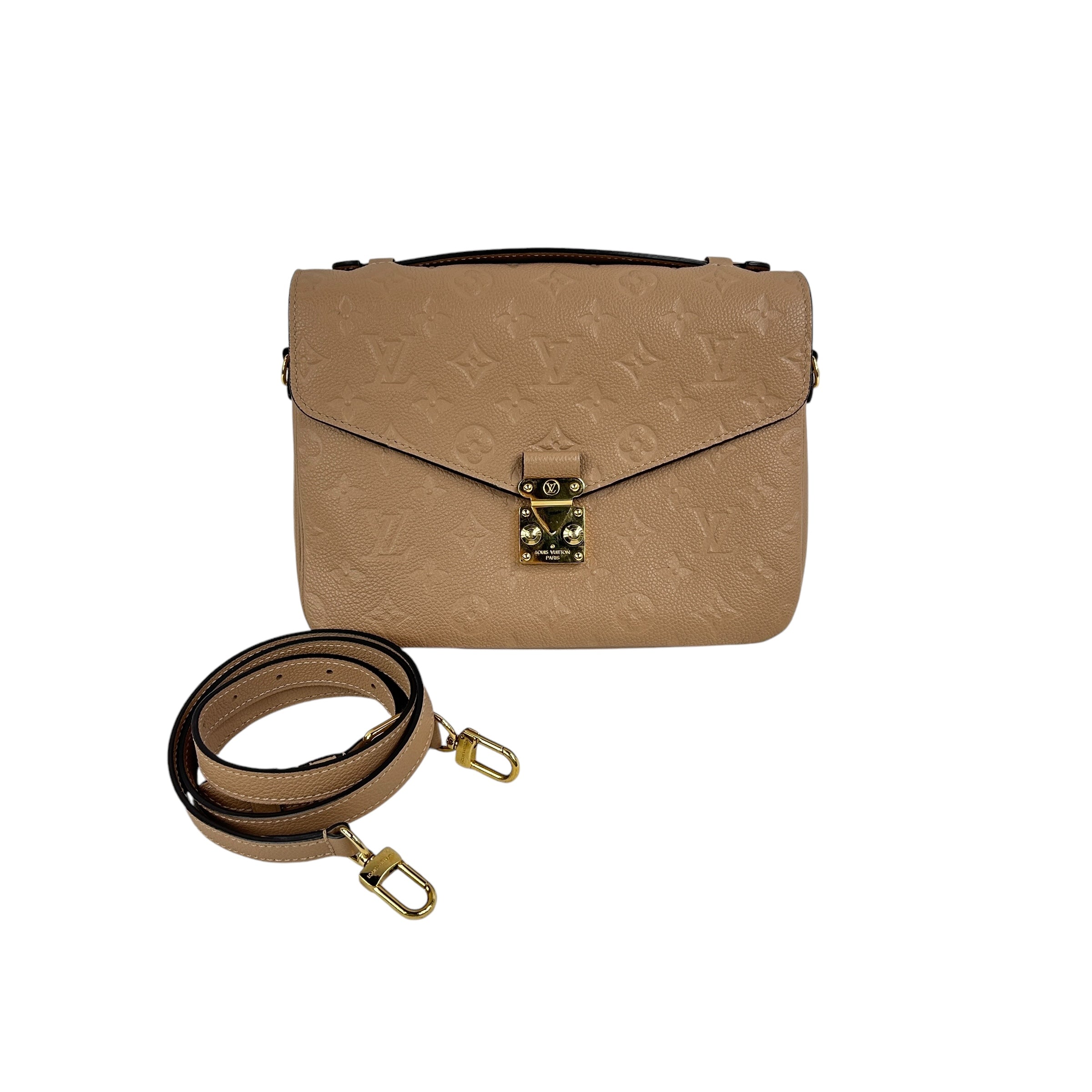 Nude Monogram Empriente Leather Pochette Metis w/GHW