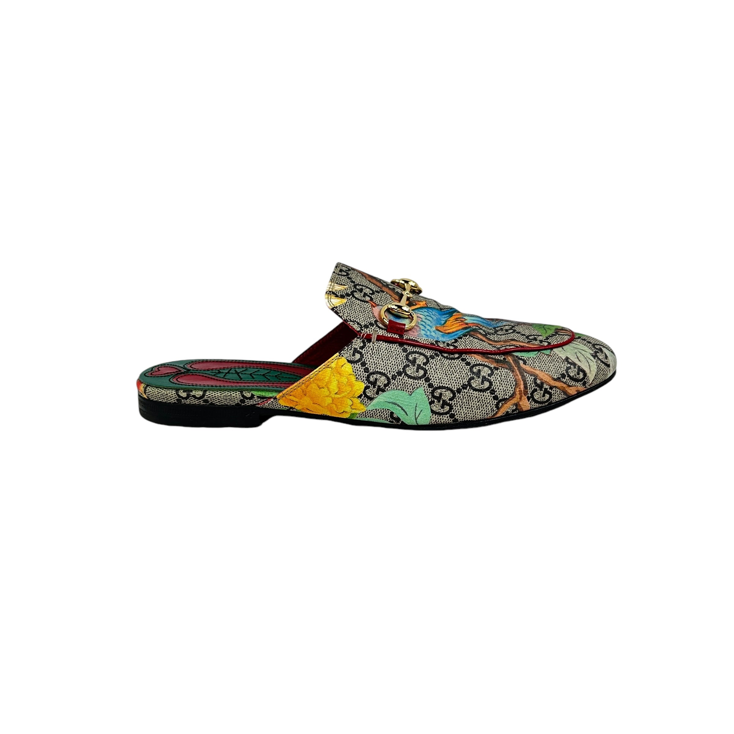 Monogram Coated Canvas Tropical Supreme Princetown Mules