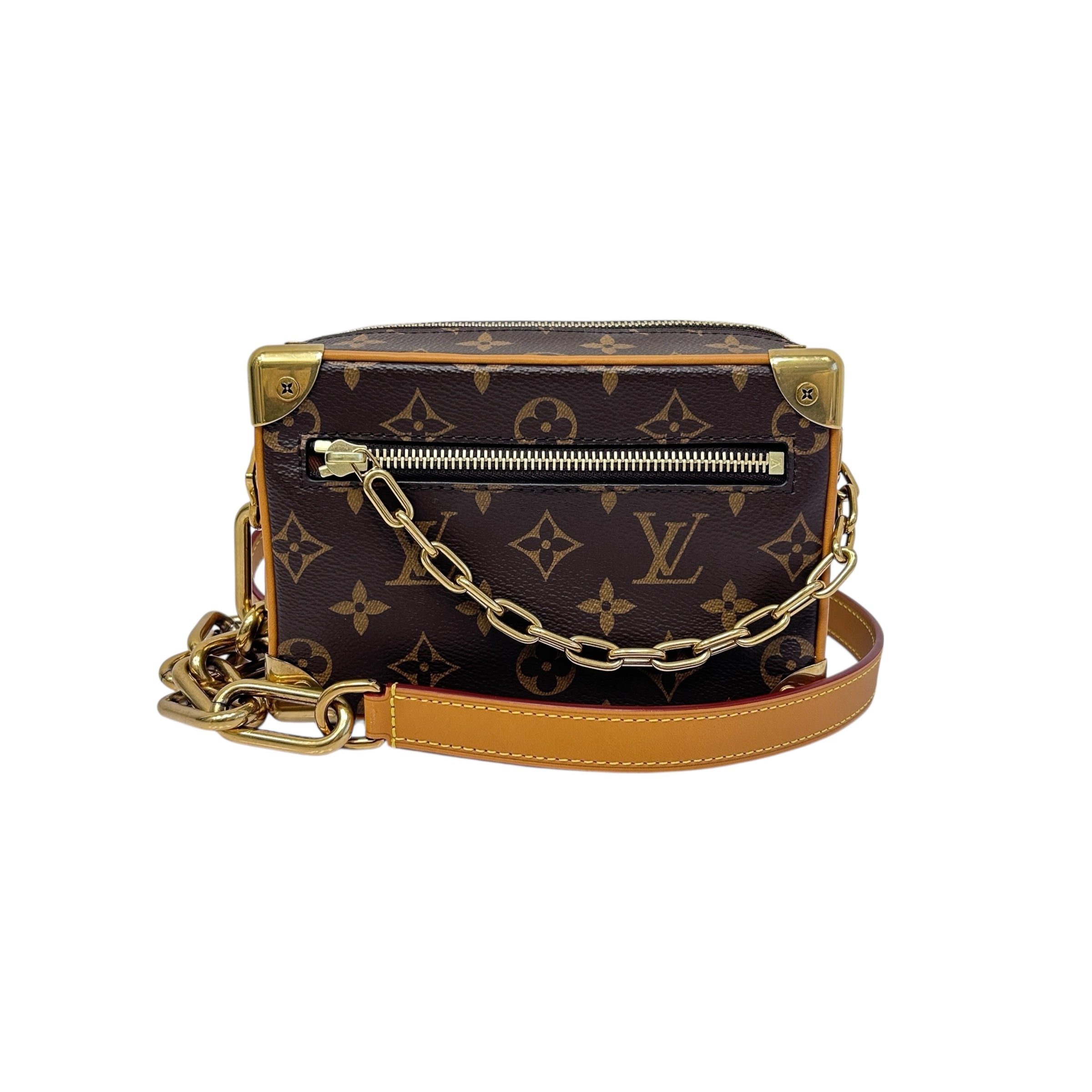 Monogram Legacy Brown Mini Soft Trunk w/GHW
