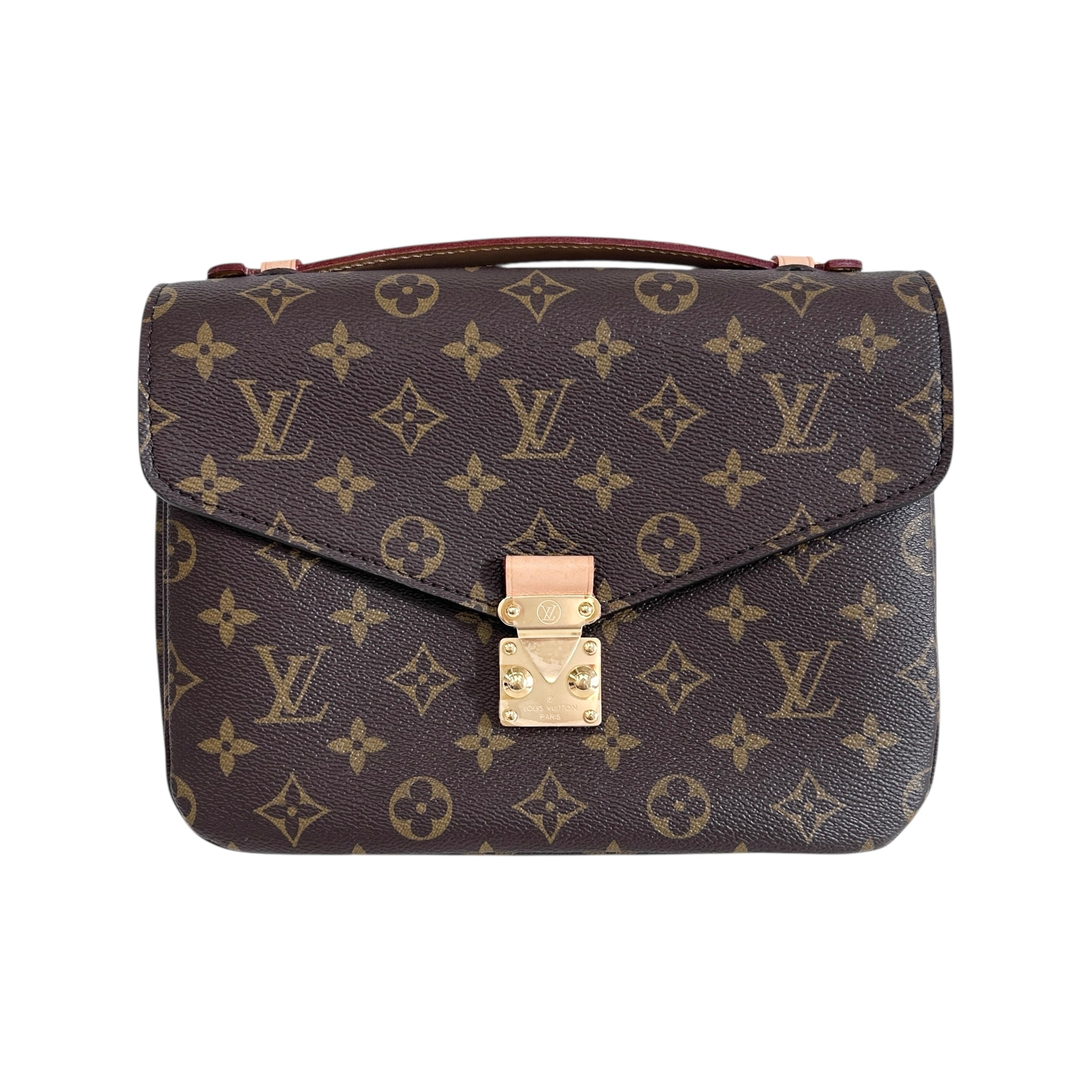 Monogram Coated Canvas Pochette Metis MM Crossbody Bag w/GHW