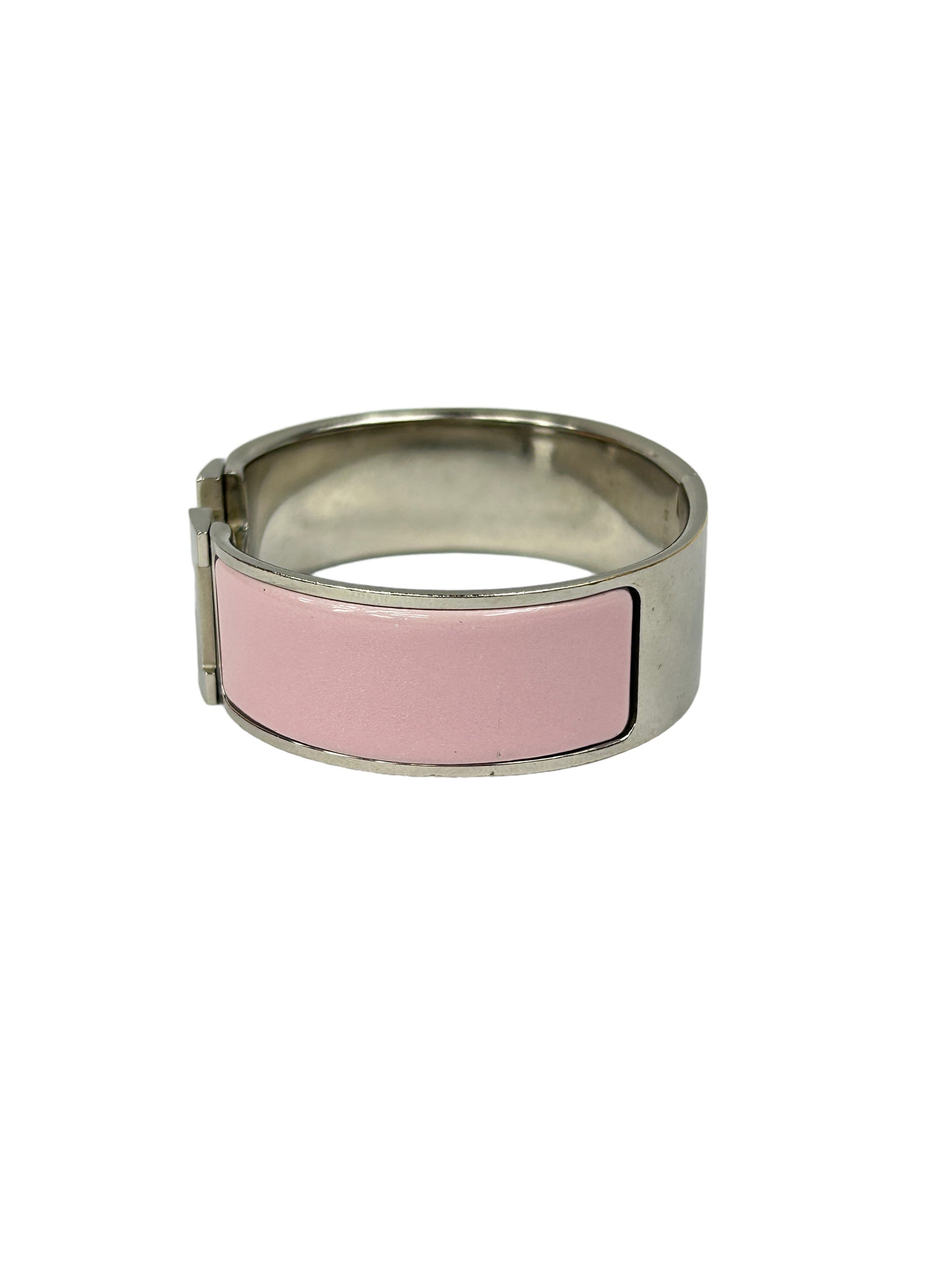 Rose Dragee H Clic Clac PM Bangle w/PHW