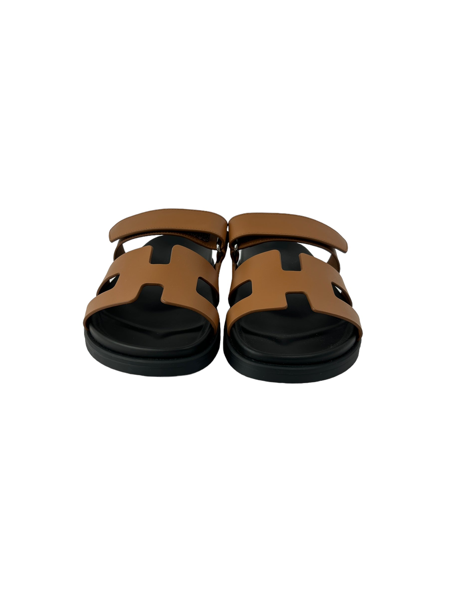 Naturel Calfskin Leather Chypre Sandals