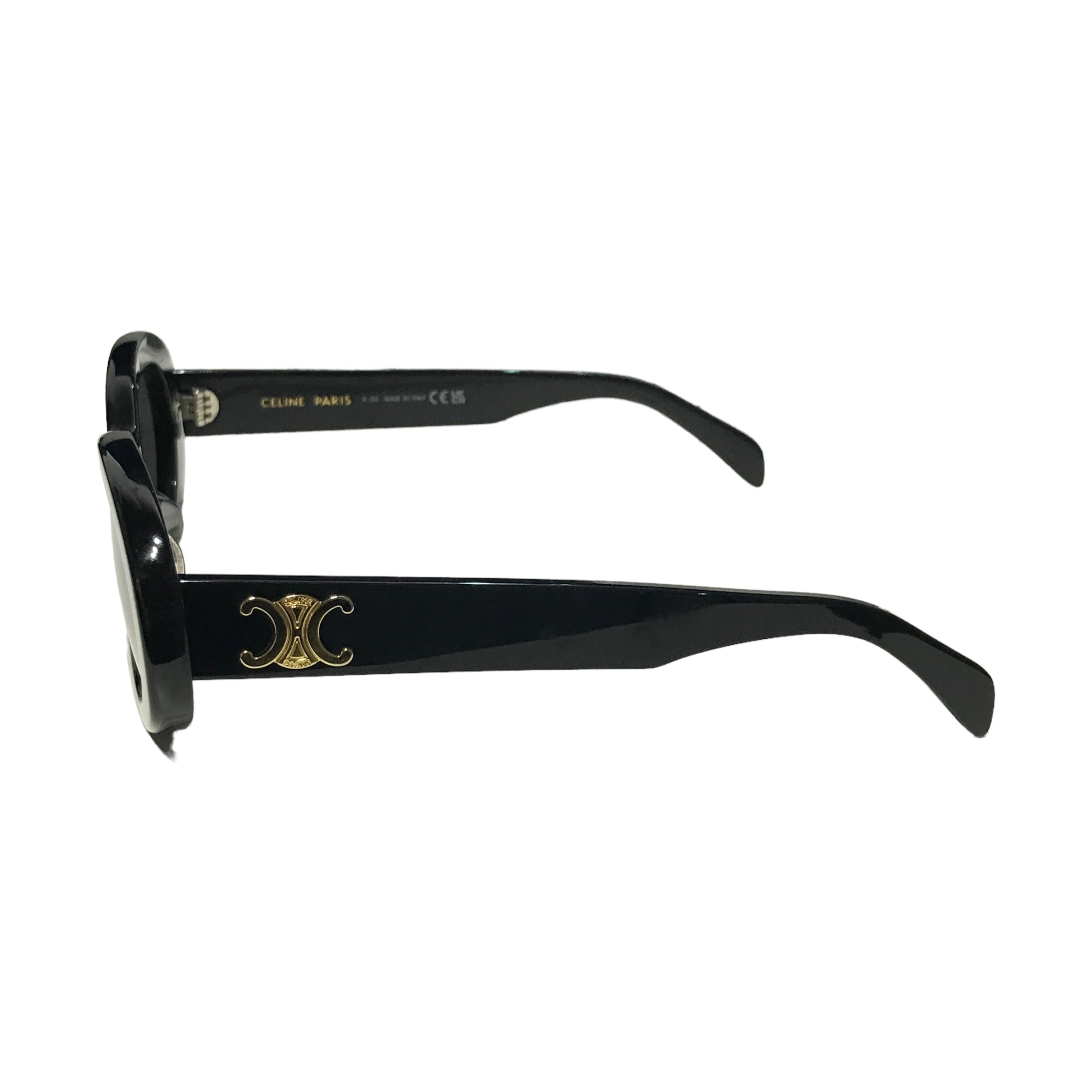 Black Acetate Triomphe Sunglasses