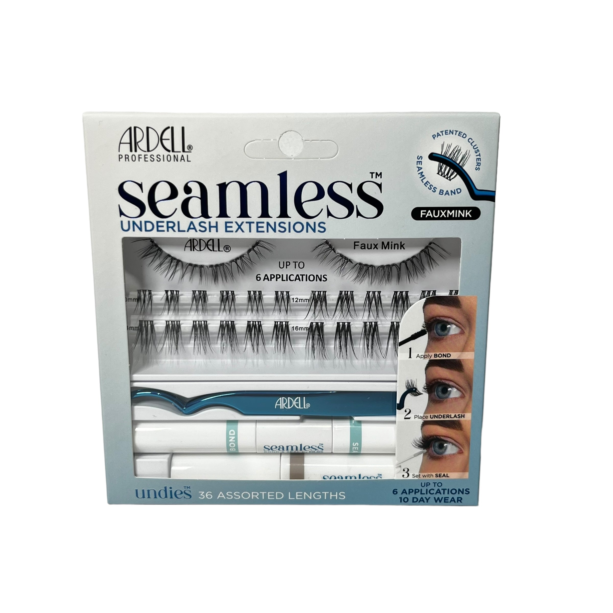 ARDELL Seamless Under Lash Extension Set of 8 Packages w/ Glue & Remover