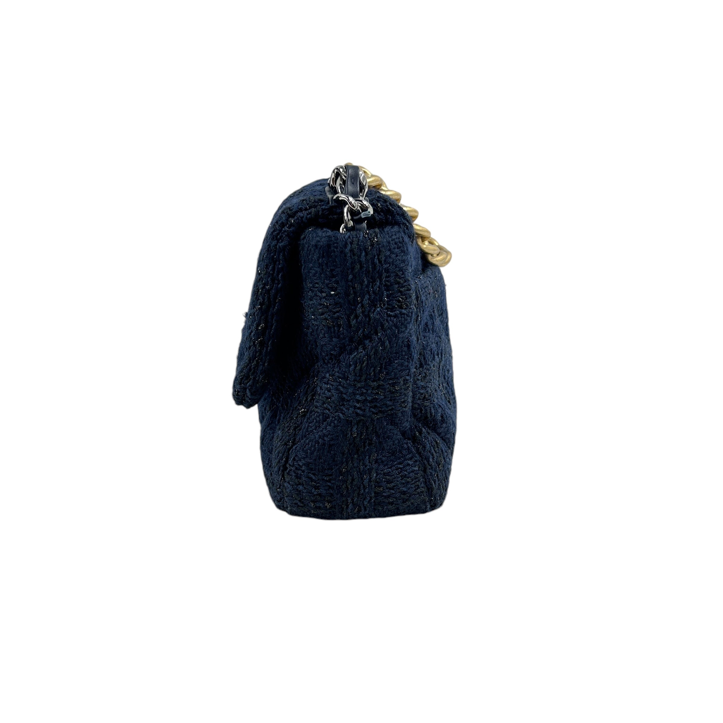 Navy/Black Large Tweed 19 w/AGHW