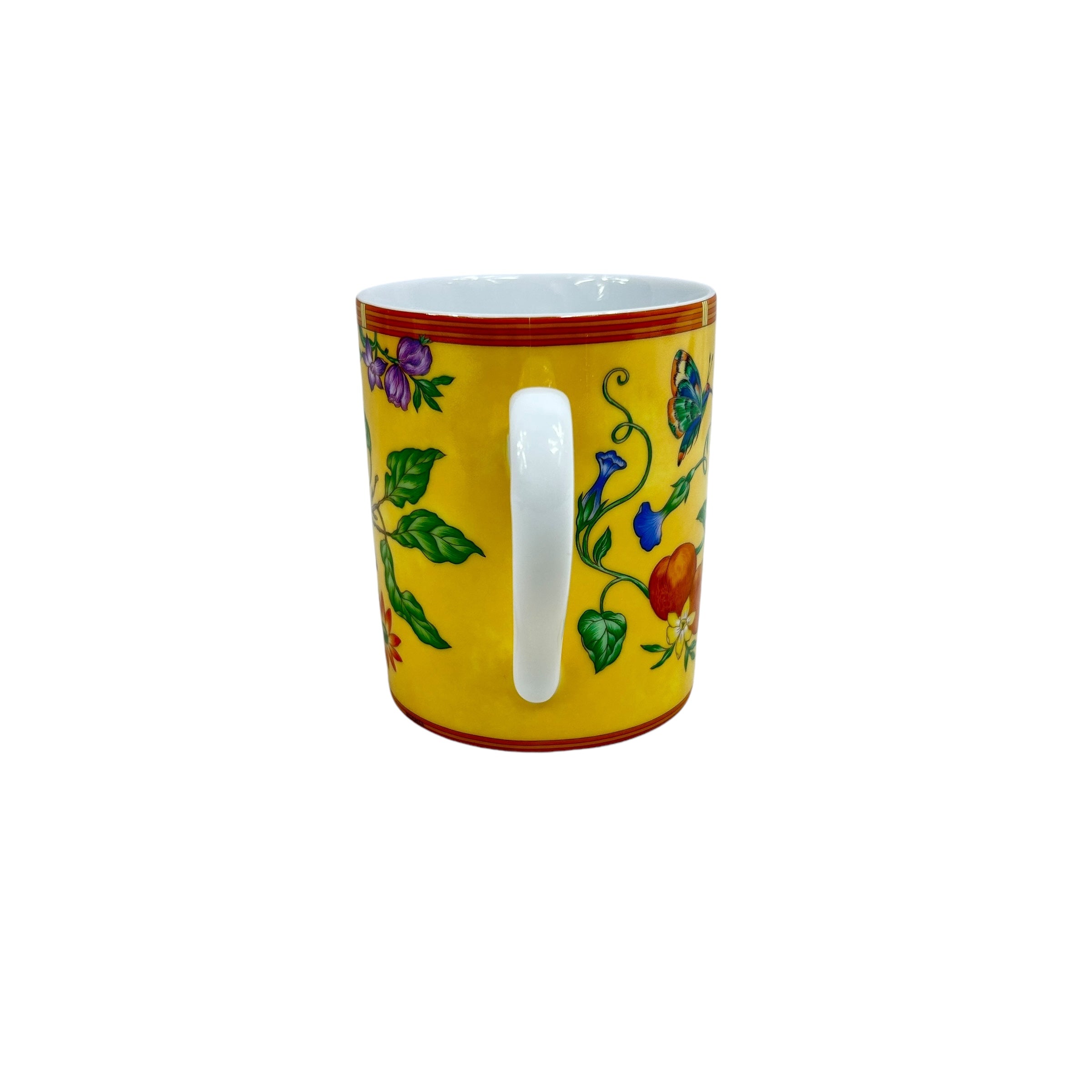 Yellow/Green/Orange “La Siesta Hermes” Porcelain Mug