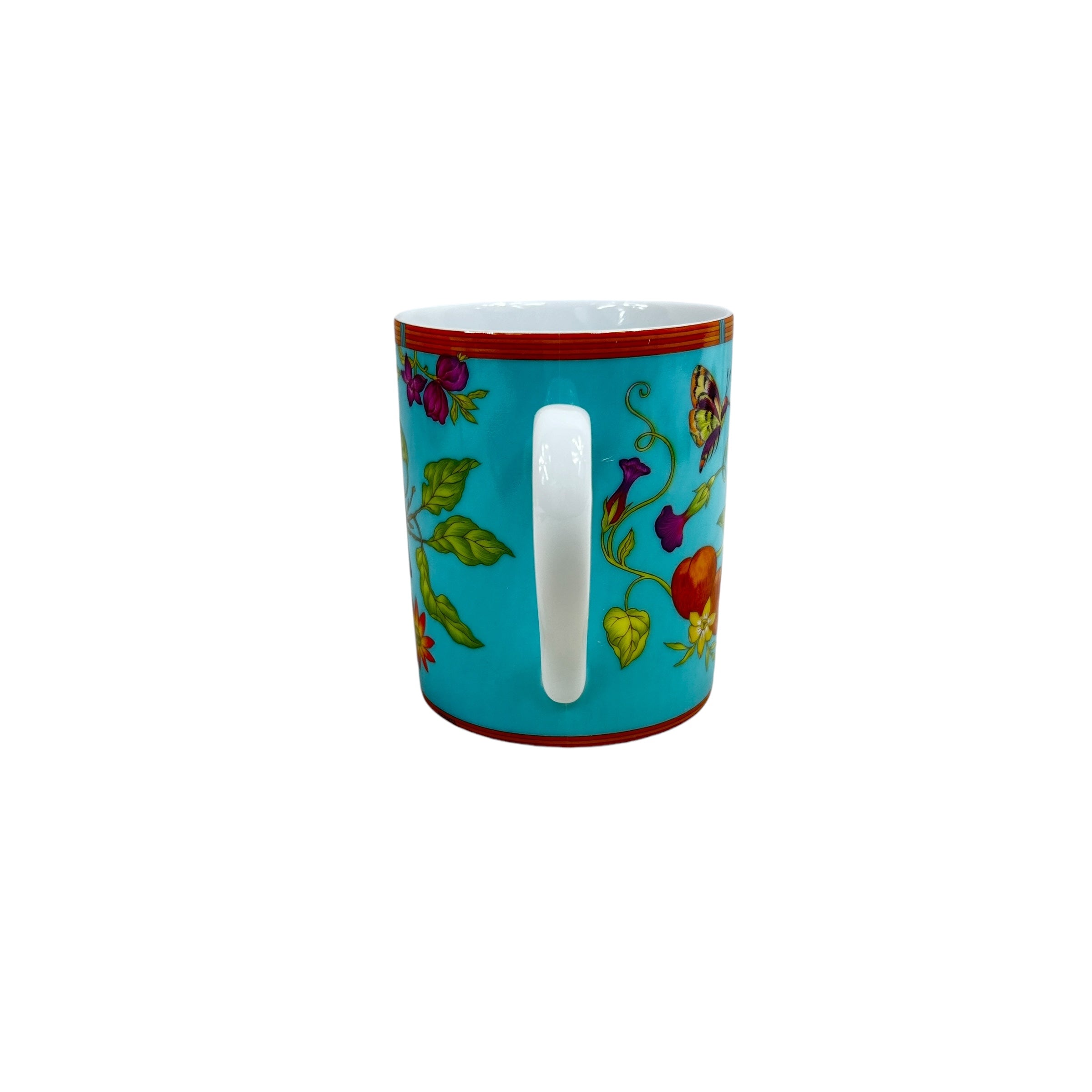 Blue/Green/Orange “Siesta Island” Porcelain Mug