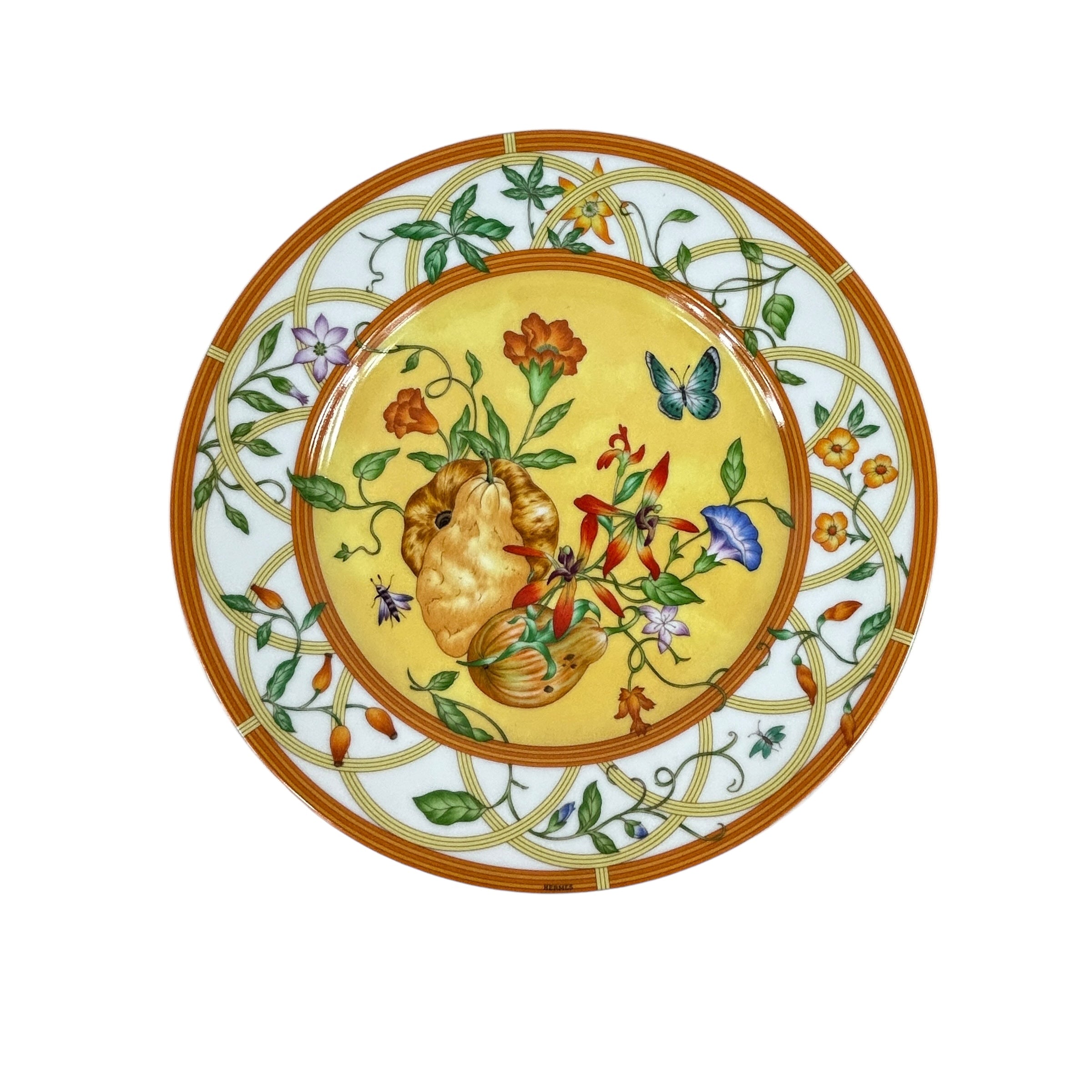 “La Siesta Hermes” Porcelain Dessert Plate Set of 2