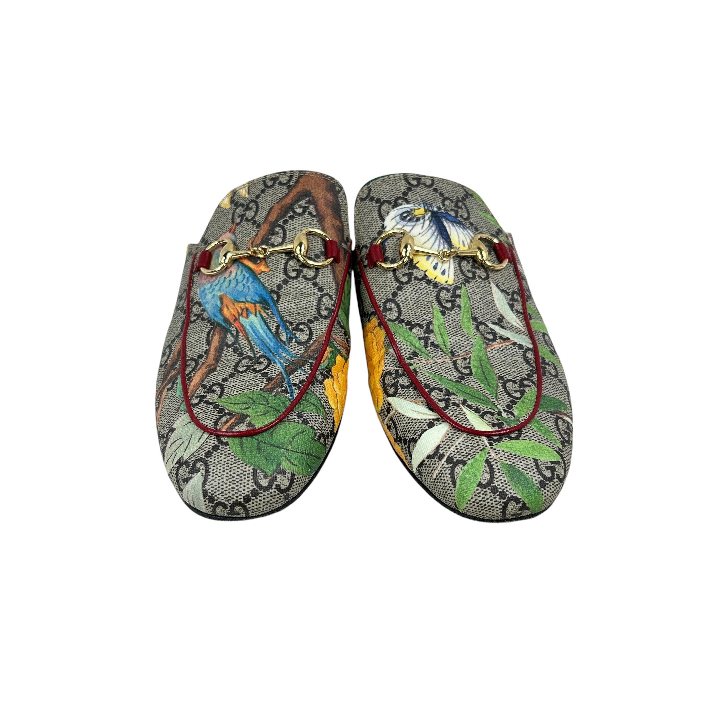 Monogram Coated Canvas Tropical Supreme Princetown Mules