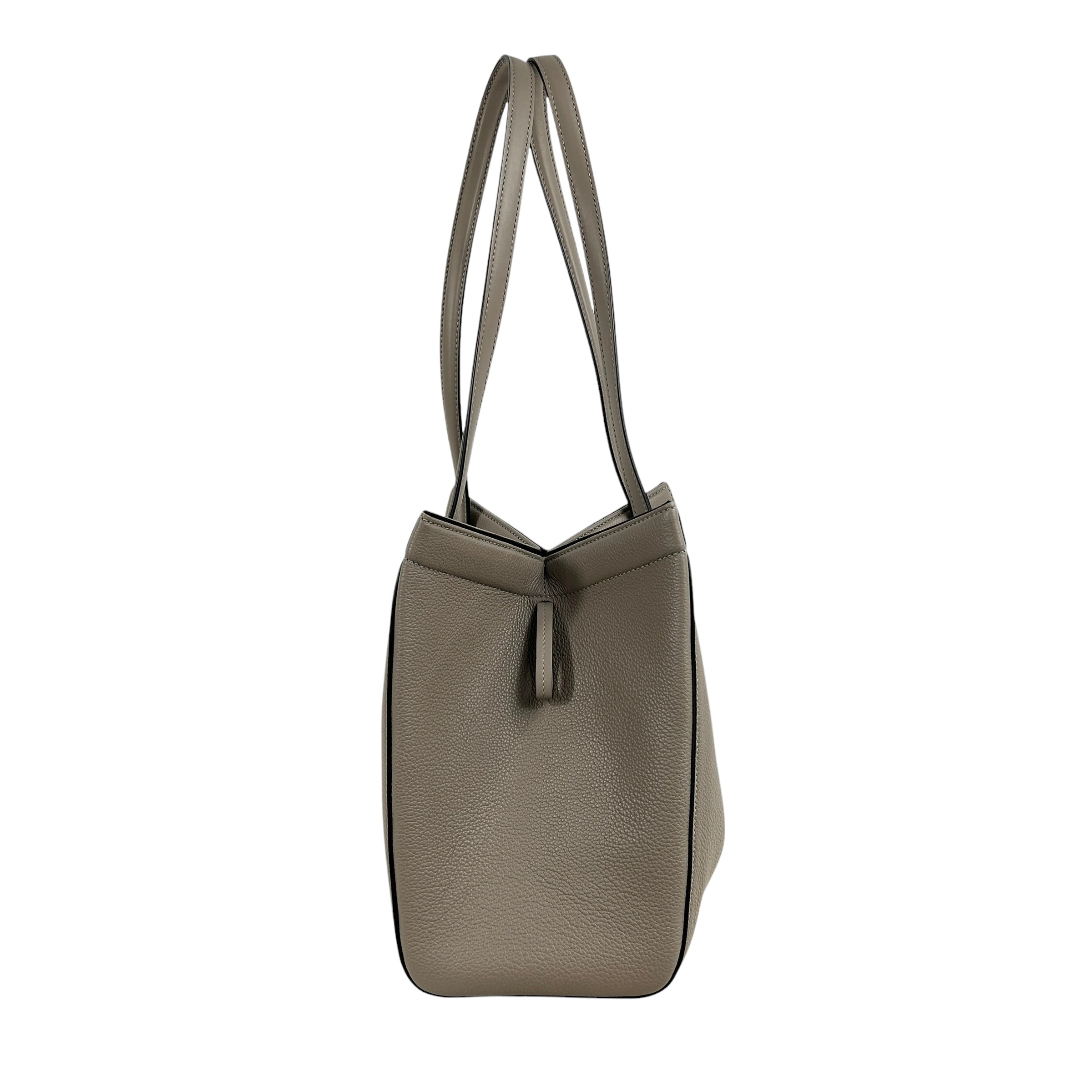 Taupe Dove Grey Origami Medium Tote Bag