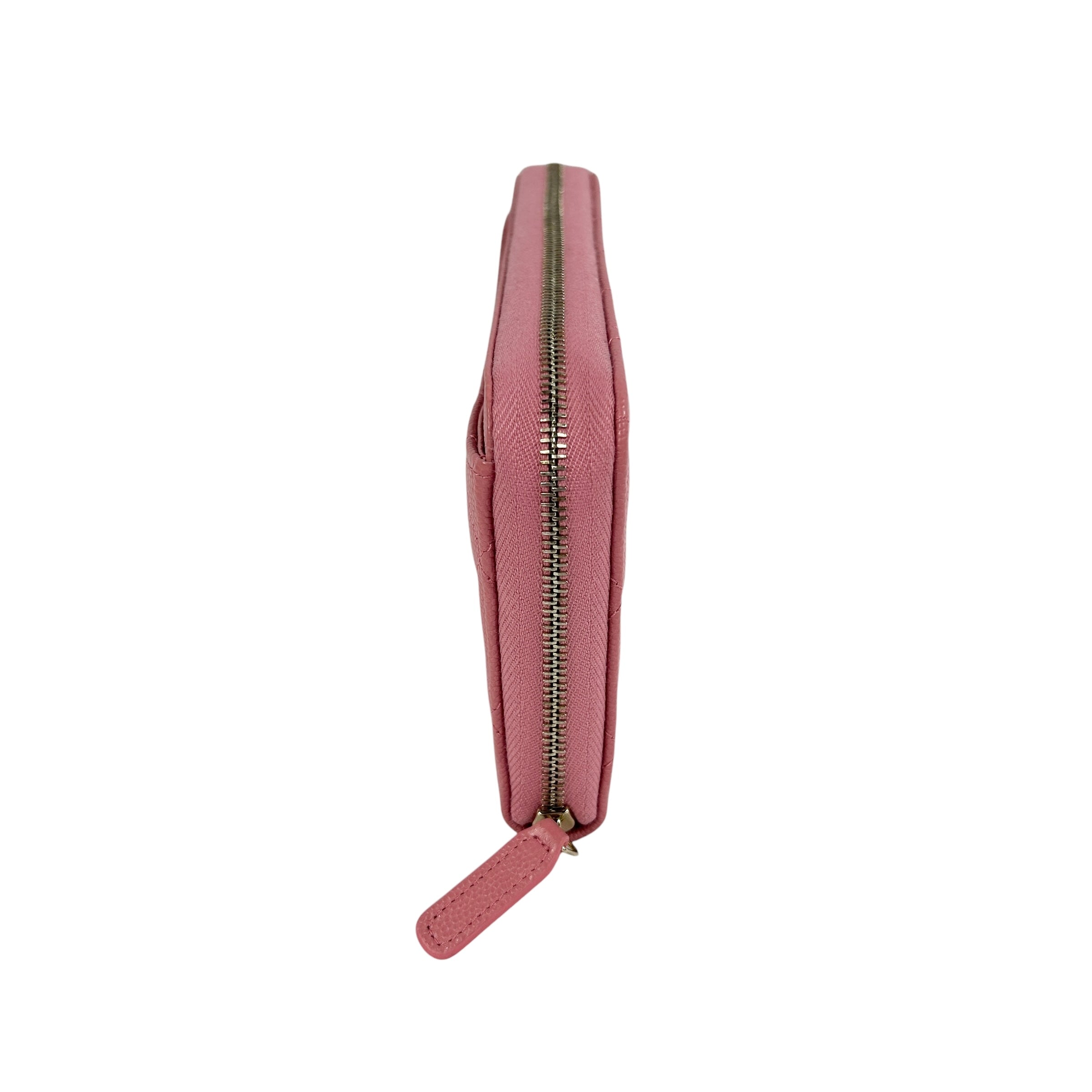 Pink Caviar Long Zippy Wallet