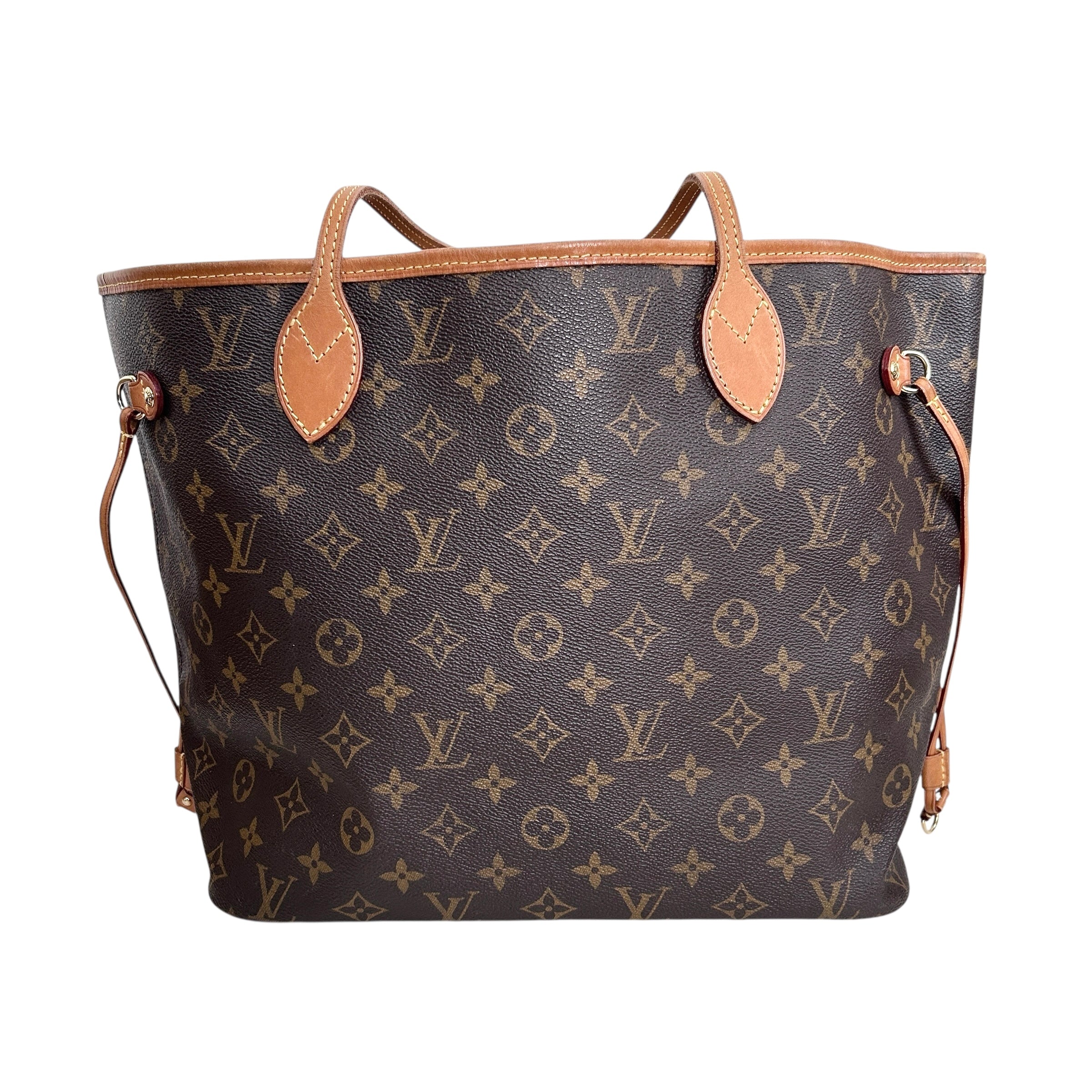 Monogram Coated Canvas Neverfull MM w/GHW