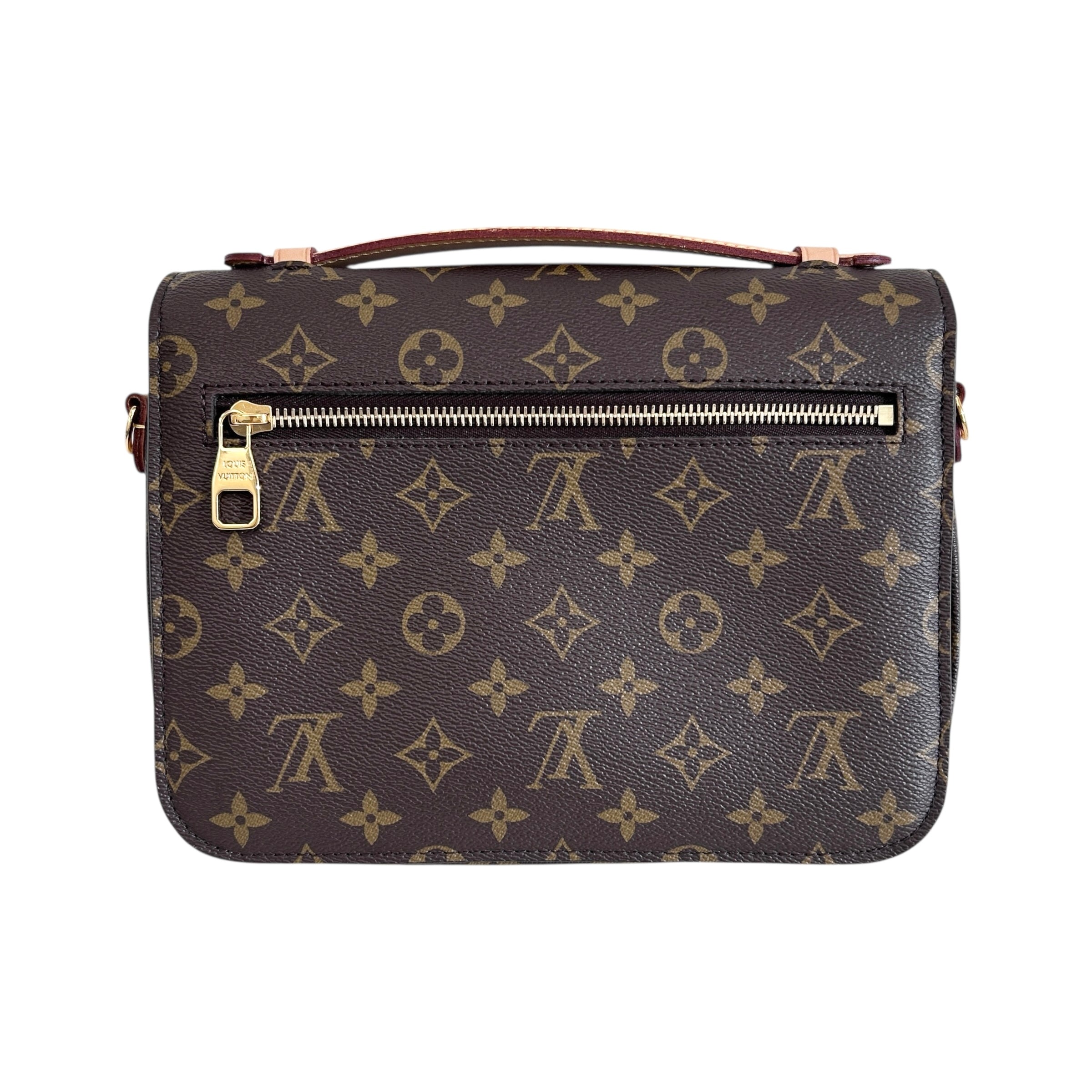 Monogram Coated Canvas Pochette Metis MM Crossbody Bag w/GHW