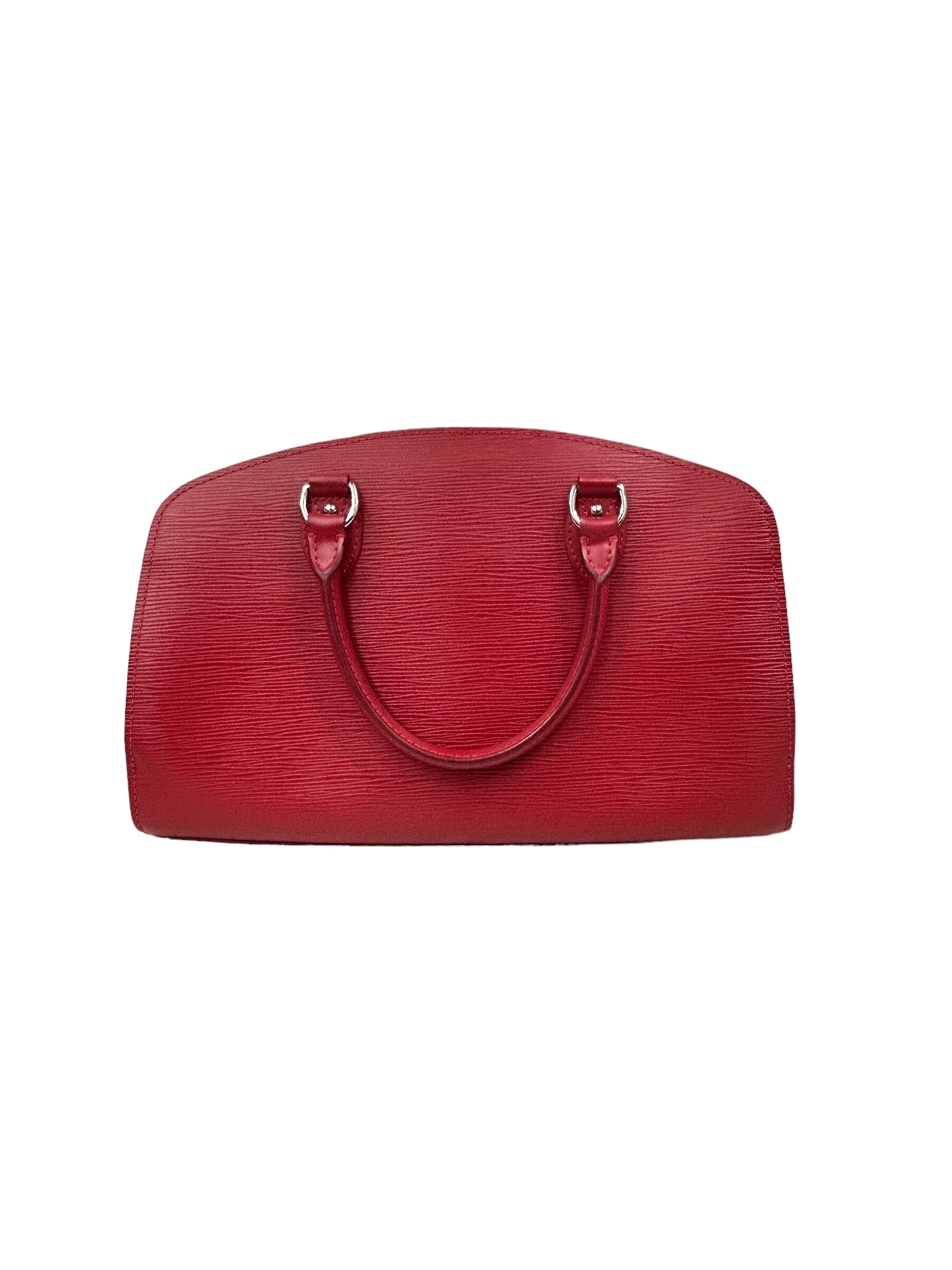 Red Epi Leather Pont Neuf Bag w/SHW