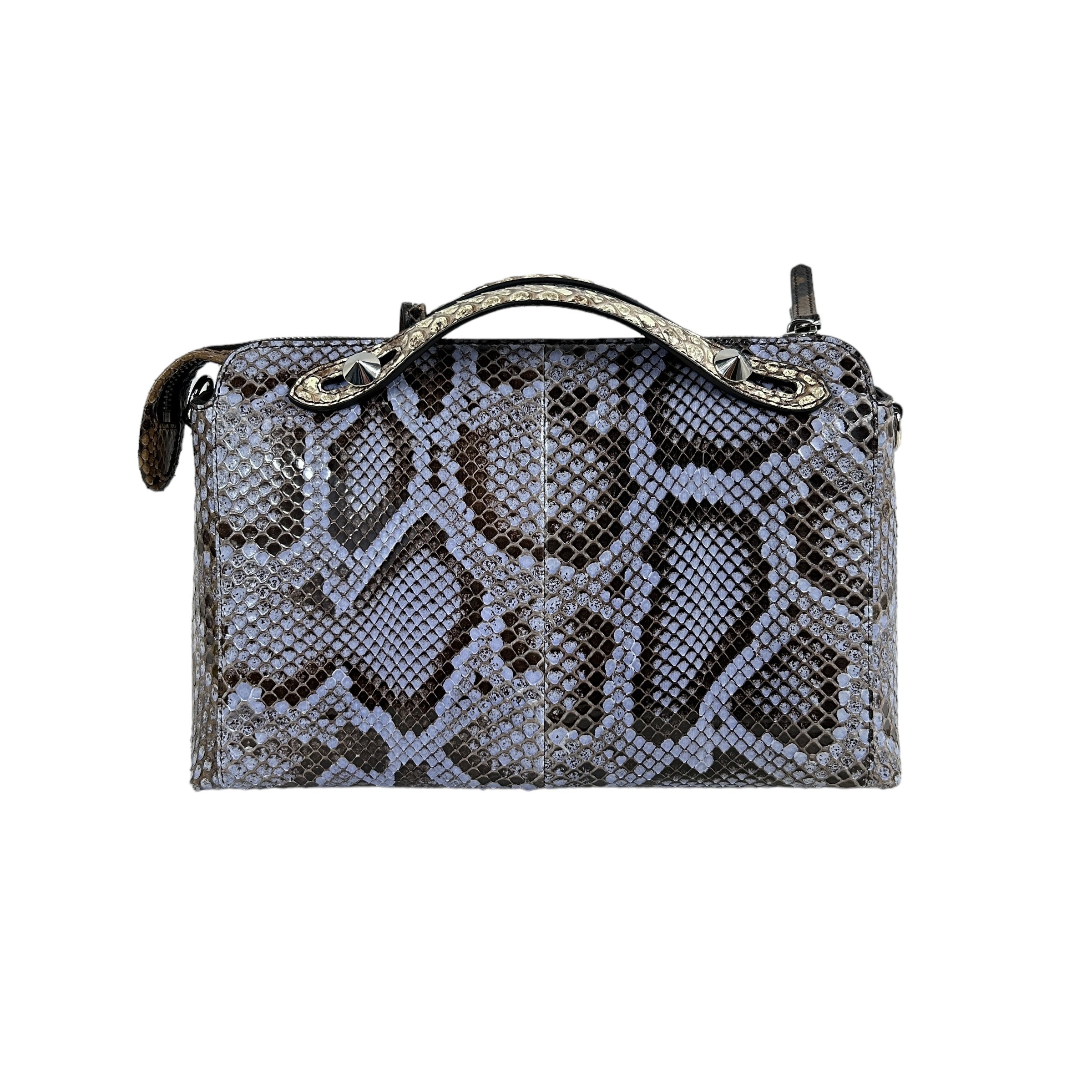 Three tone python leather By The Way Bag w/SHW