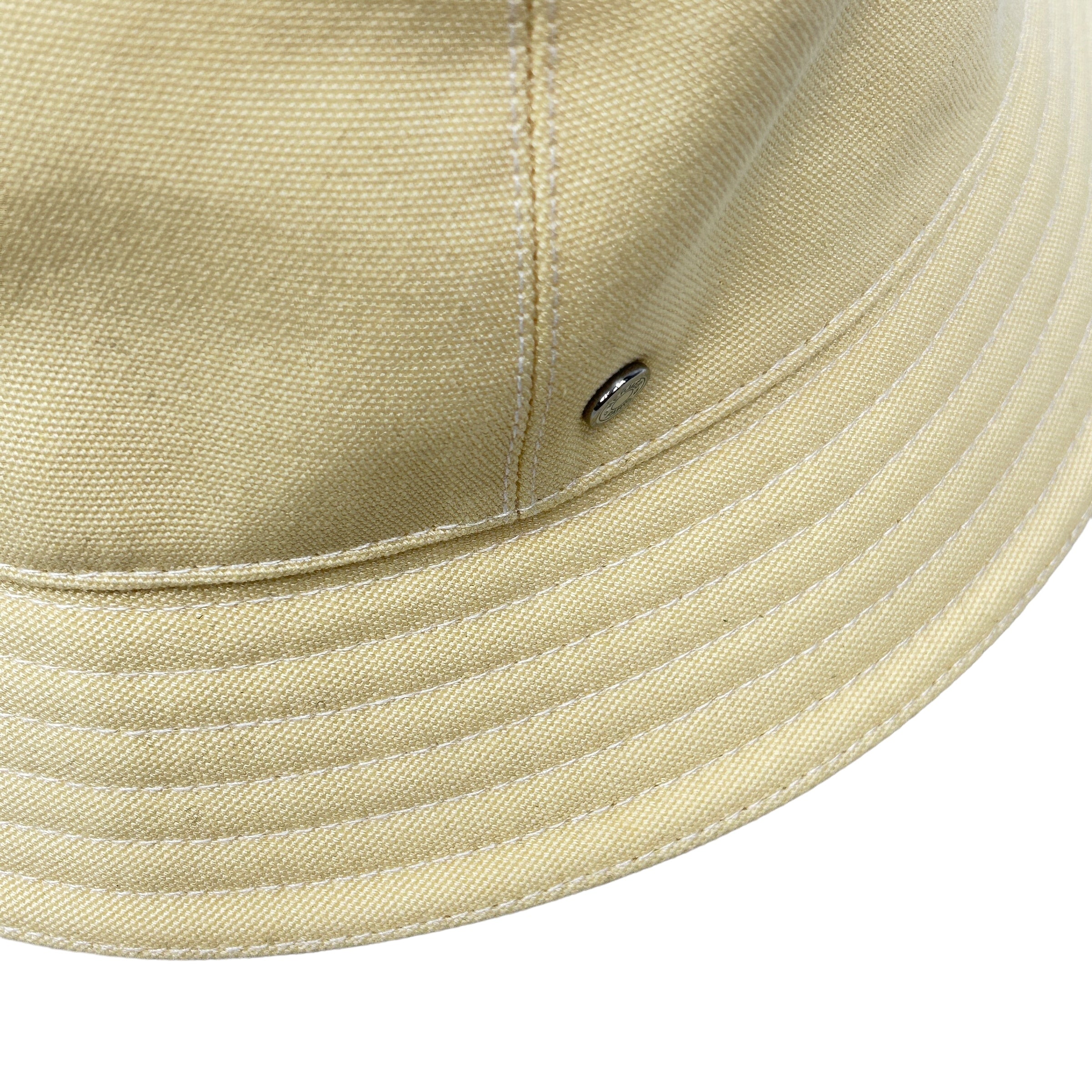 Yellow Cotton Bucket Hat