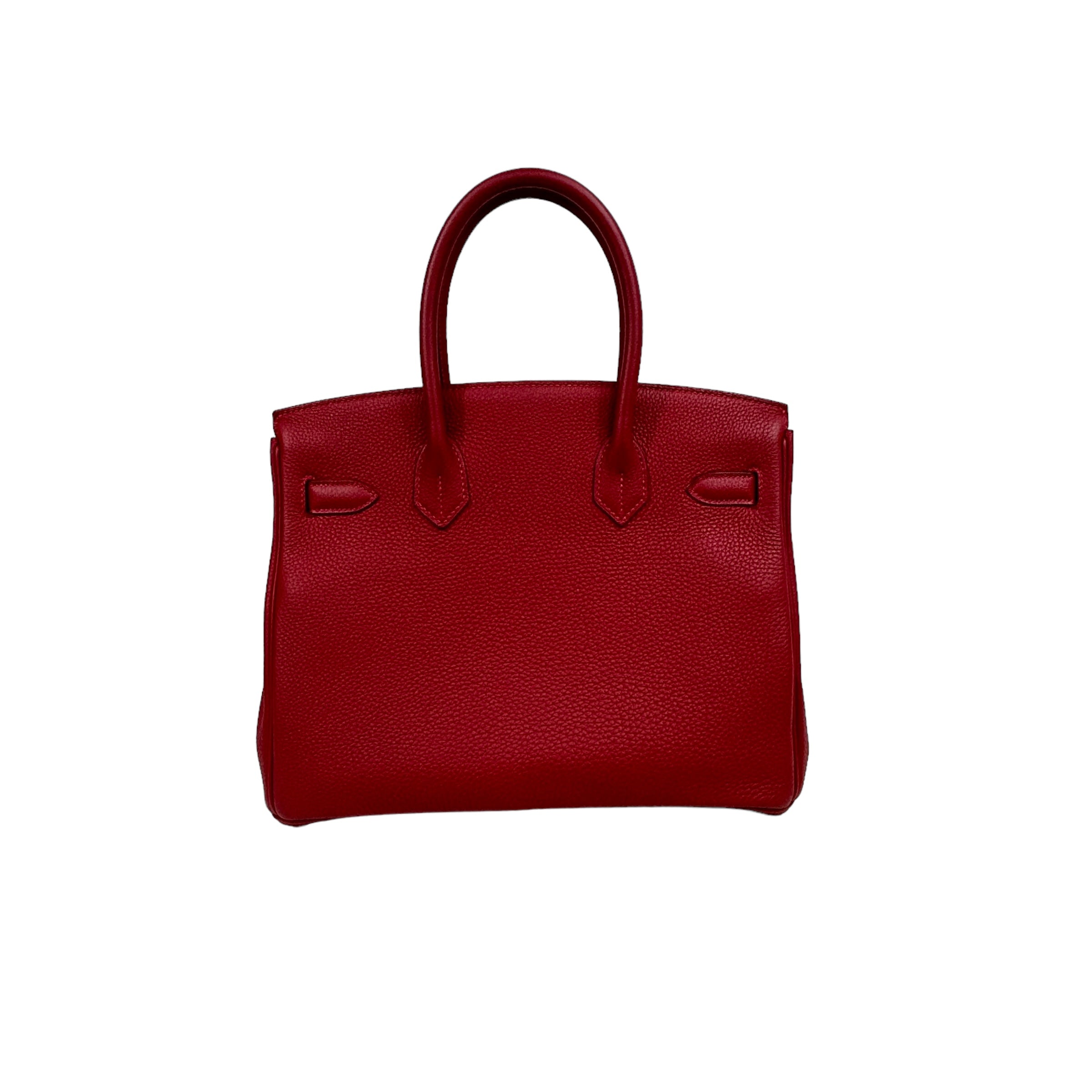 Rouge Togo Birkin 30 w/GHW