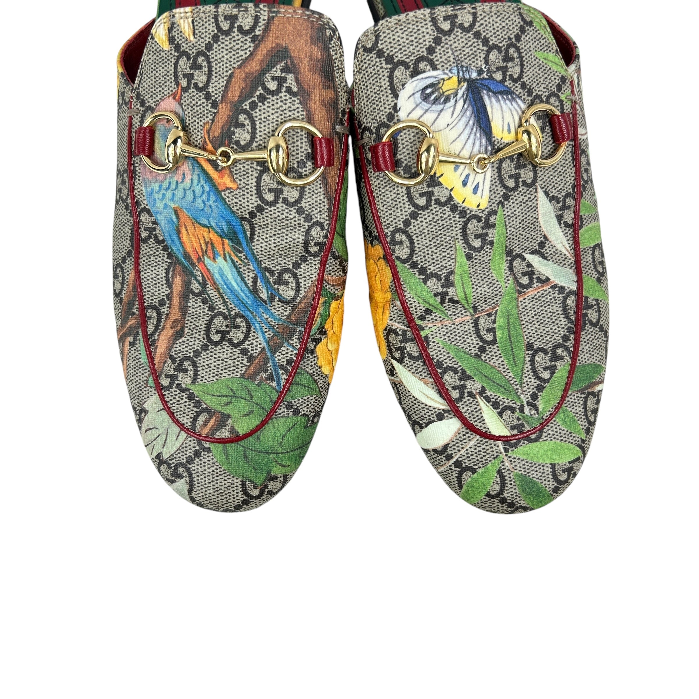 Monogram Coated Canvas Tropical Supreme Princetown Mules