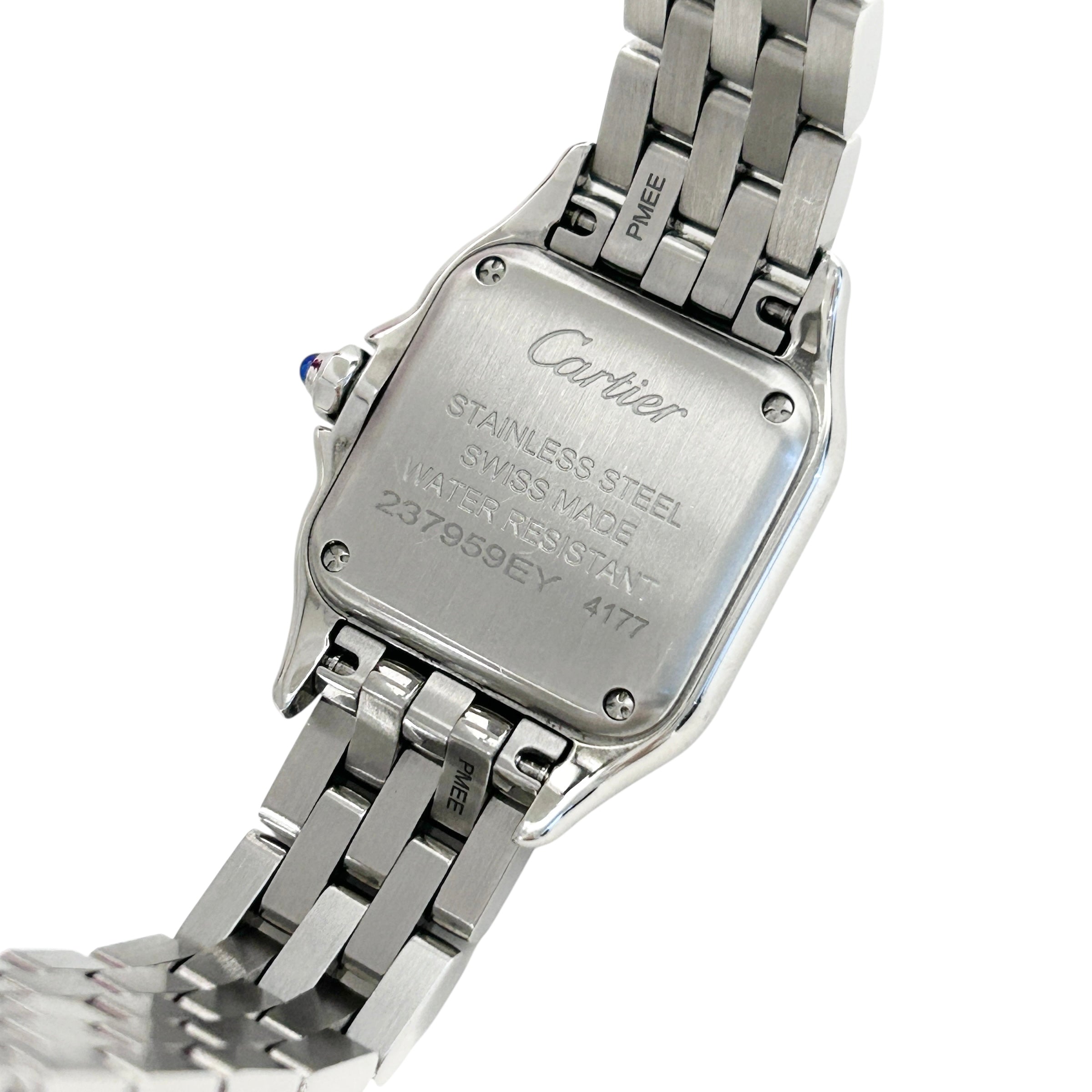 Panthère de Cartier watch w/ Bezel set with brilliant-cut diamonds