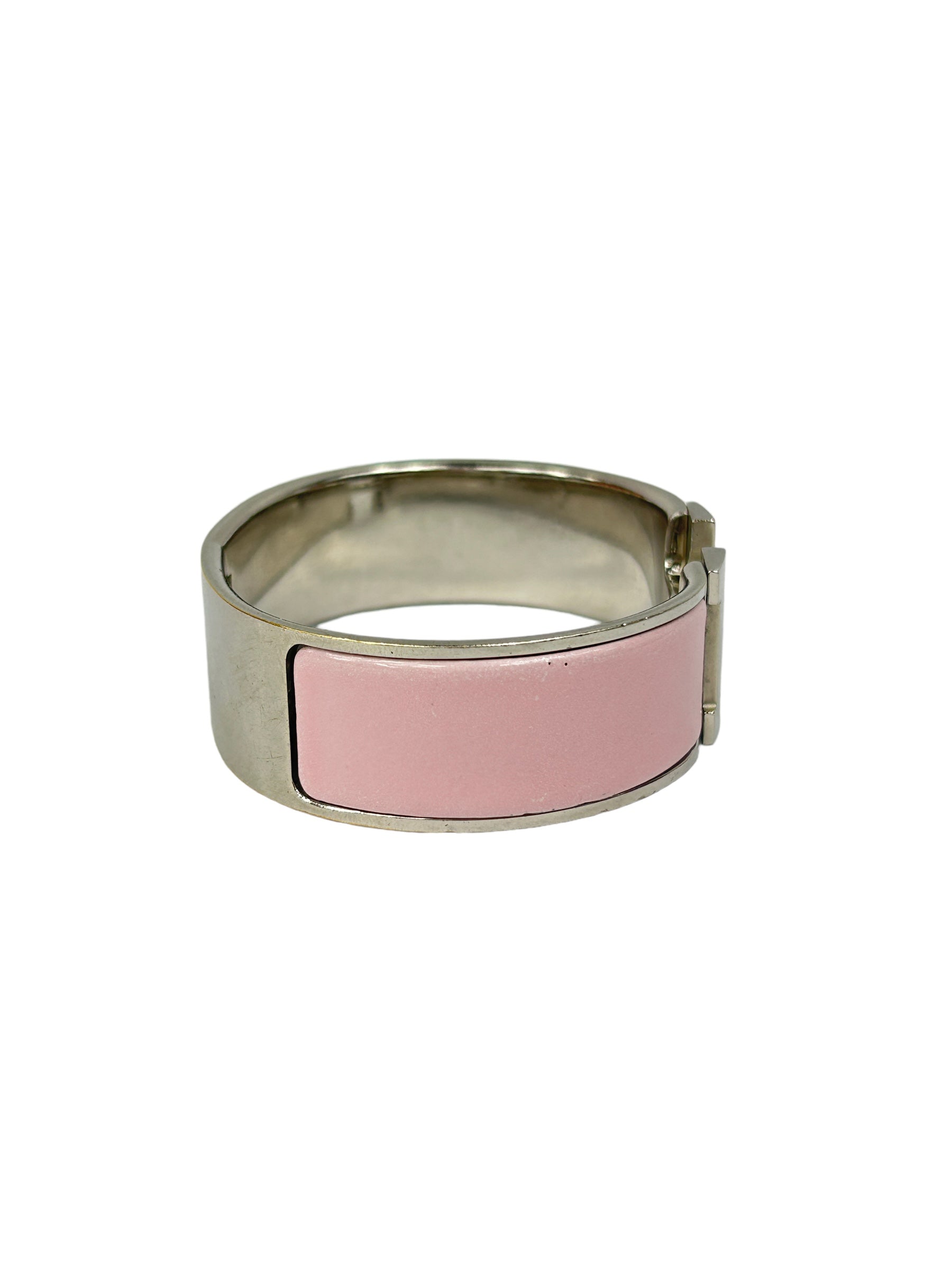 Rose Dragee H Clic Clac PM Bangle w/PHW