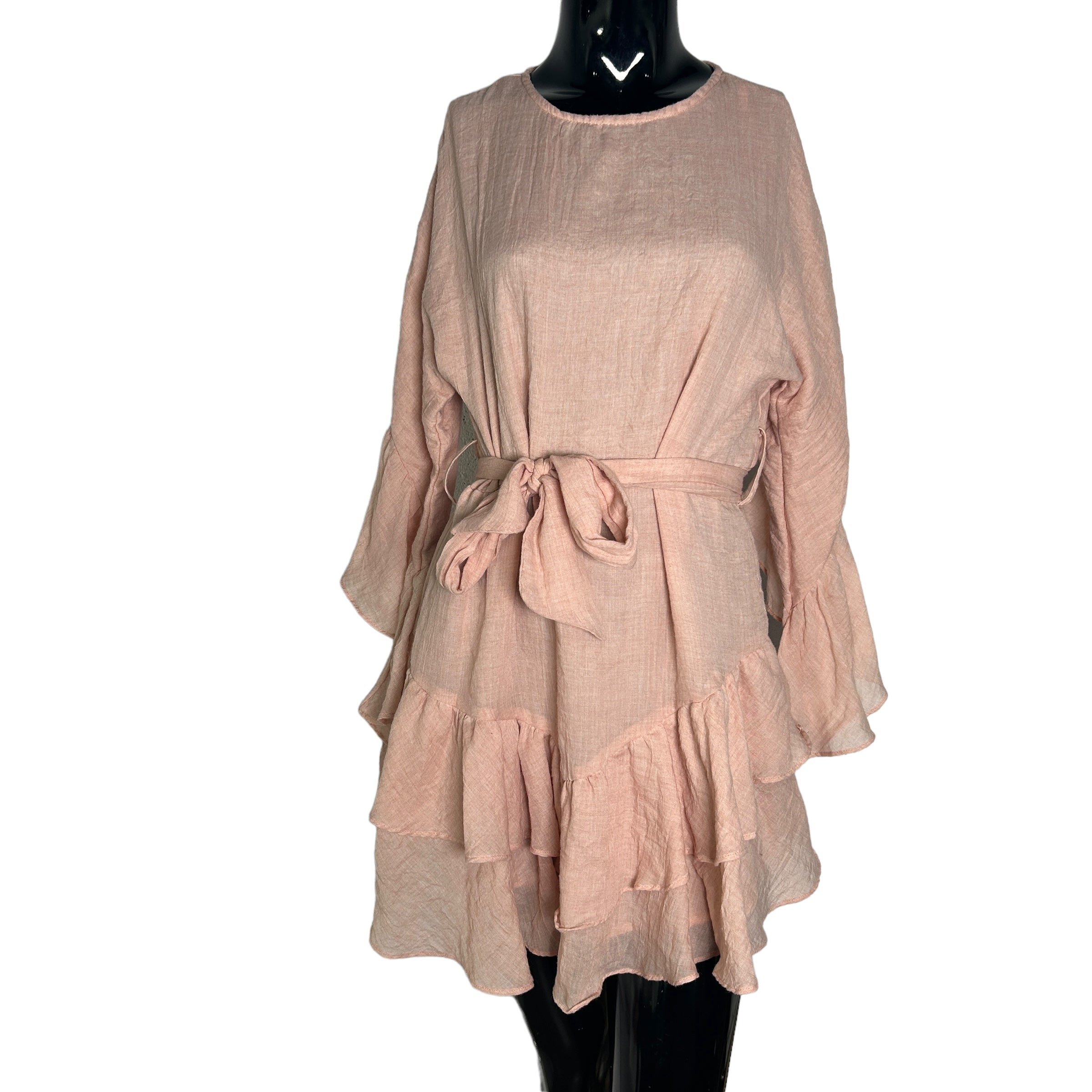 Princess Polly Mocha Pink Antique Wish Mini Dress