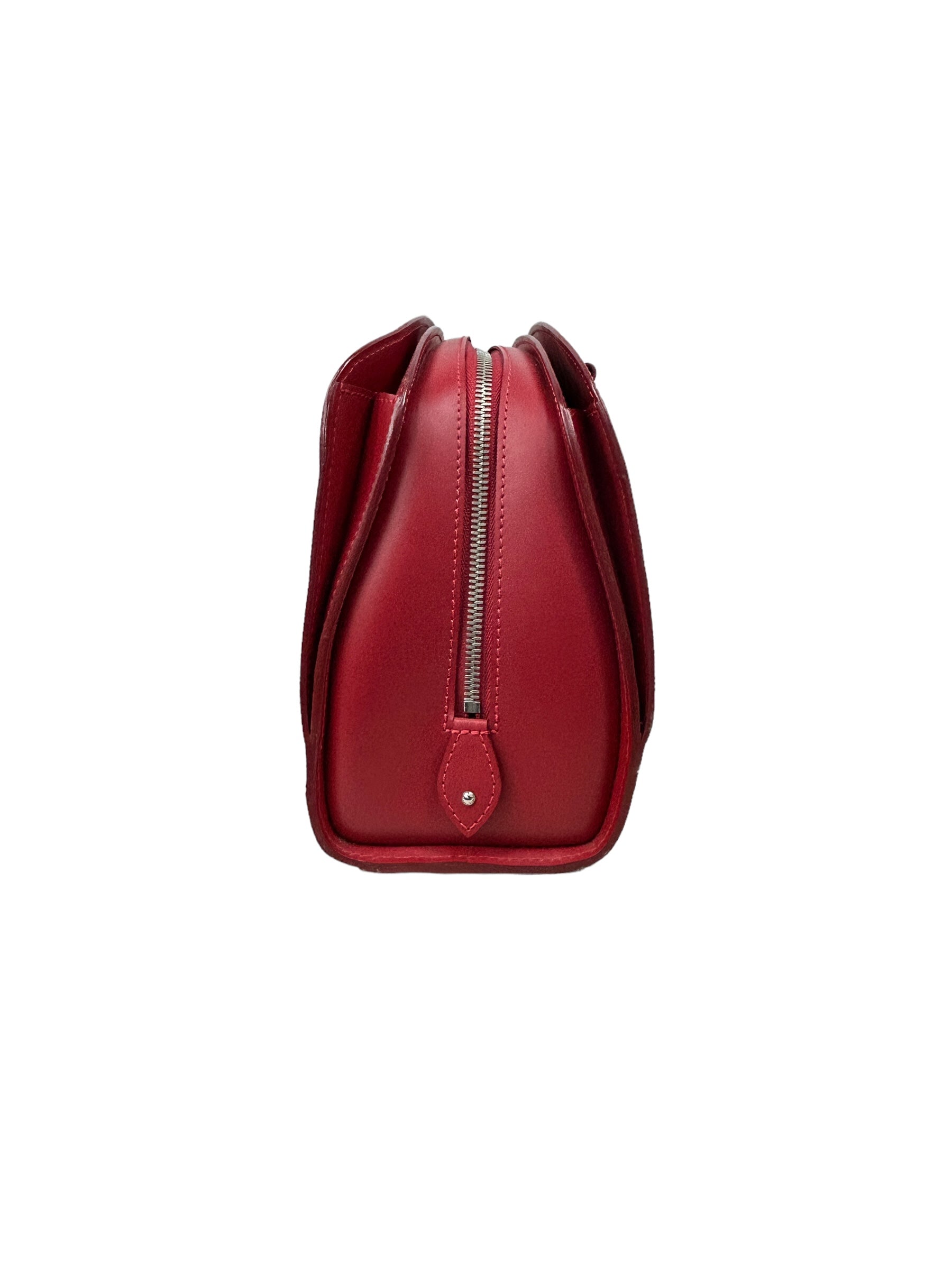 Red Epi Leather Pont Neuf Bag w/SHW