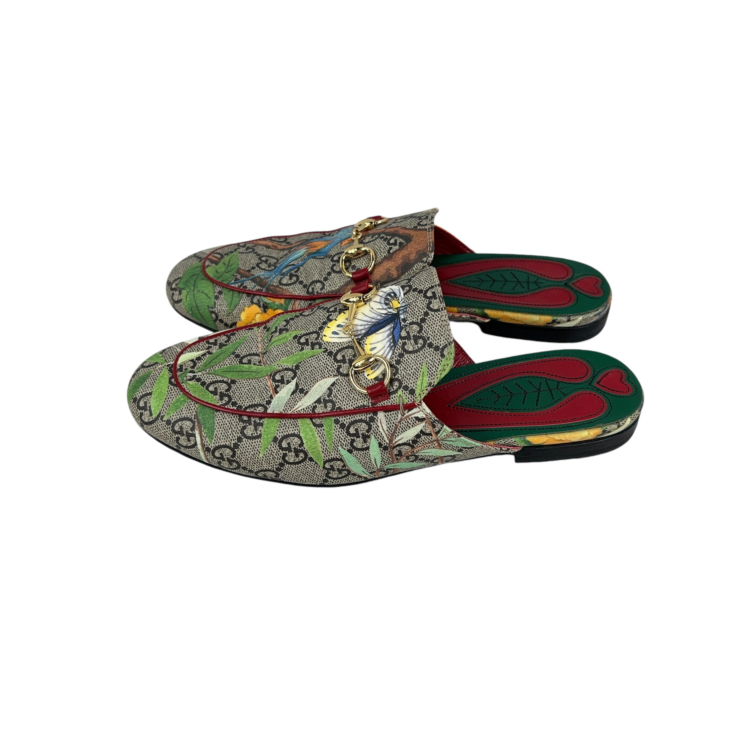 Monogram Coated Canvas Tropical Supreme Princetown Mules