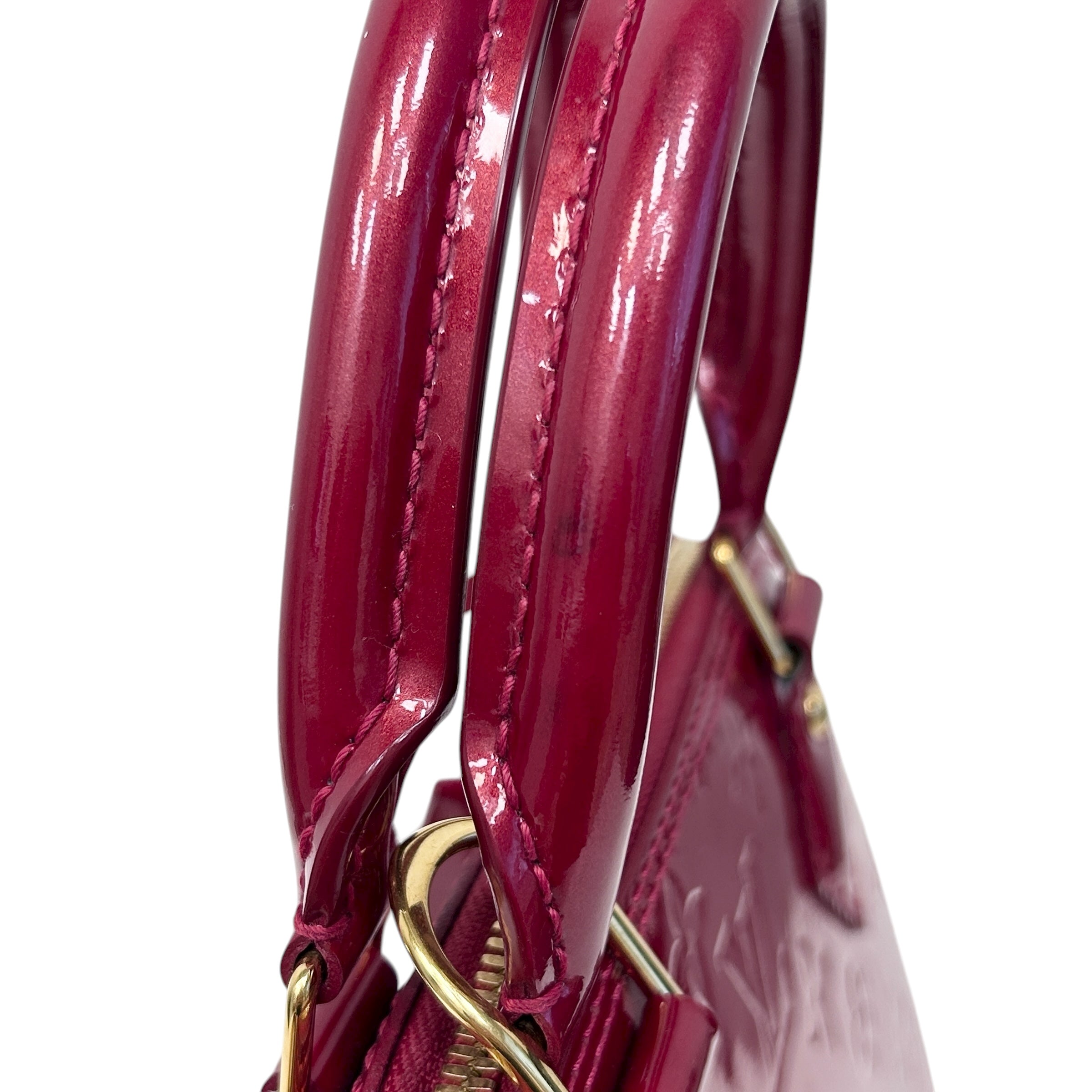 Indian Rose Monogram Vernis Leather Alma BB Bag w/GHW