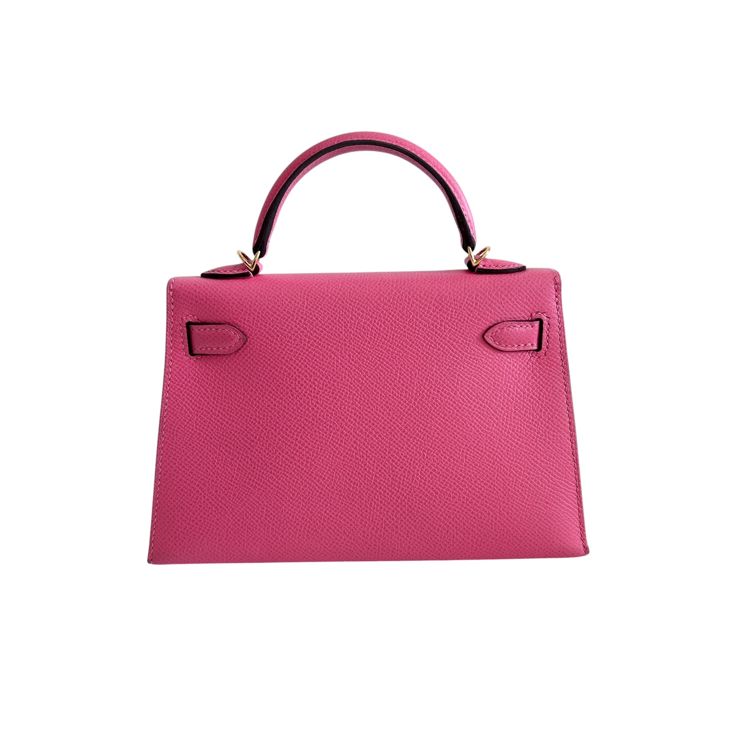 Rose Lipstick Epsom Mini Kelly w/GHW