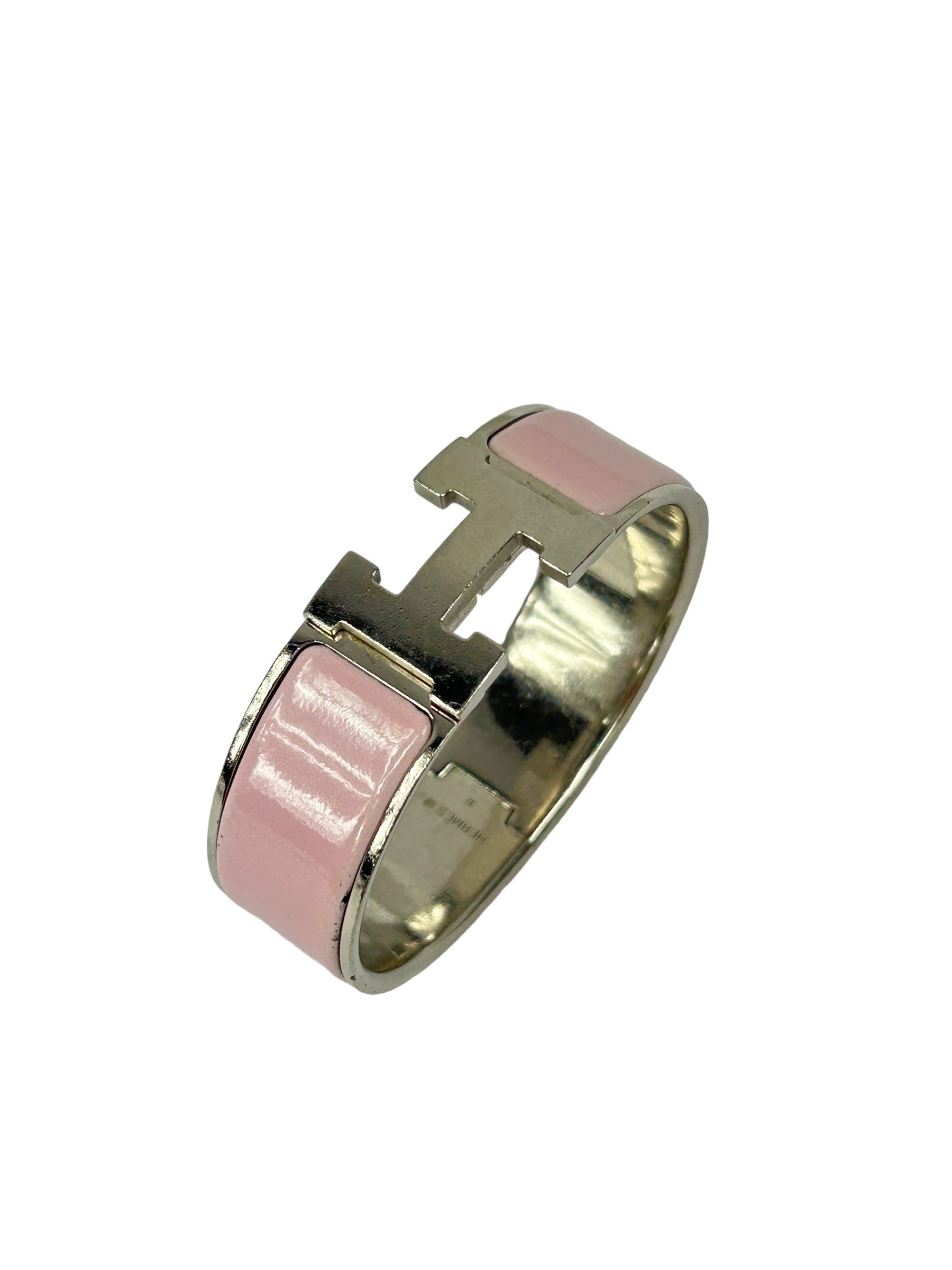 Rose Dragee H Clic Clac PM Bangle w/PHW