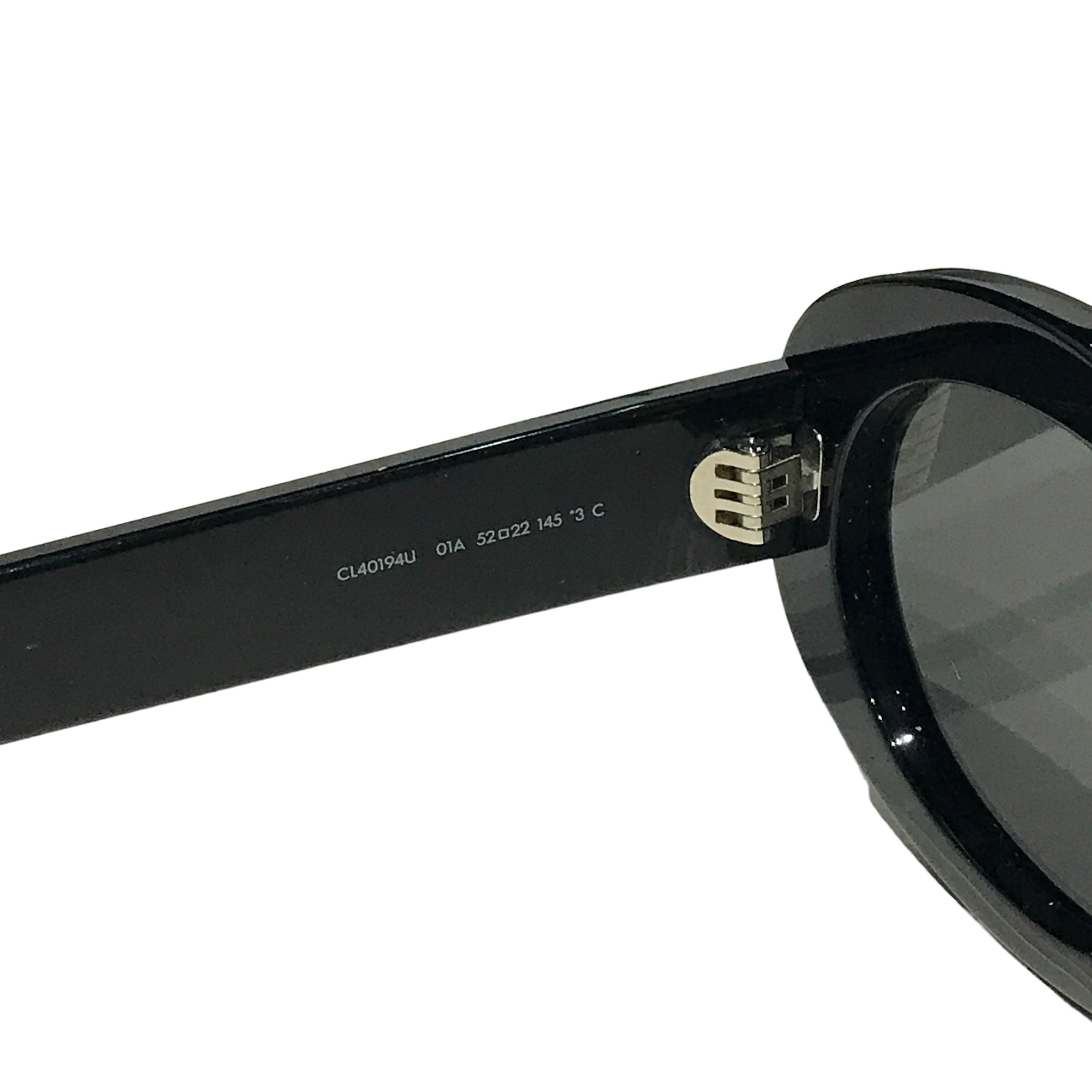 Black Acetate Triomphe Sunglasses