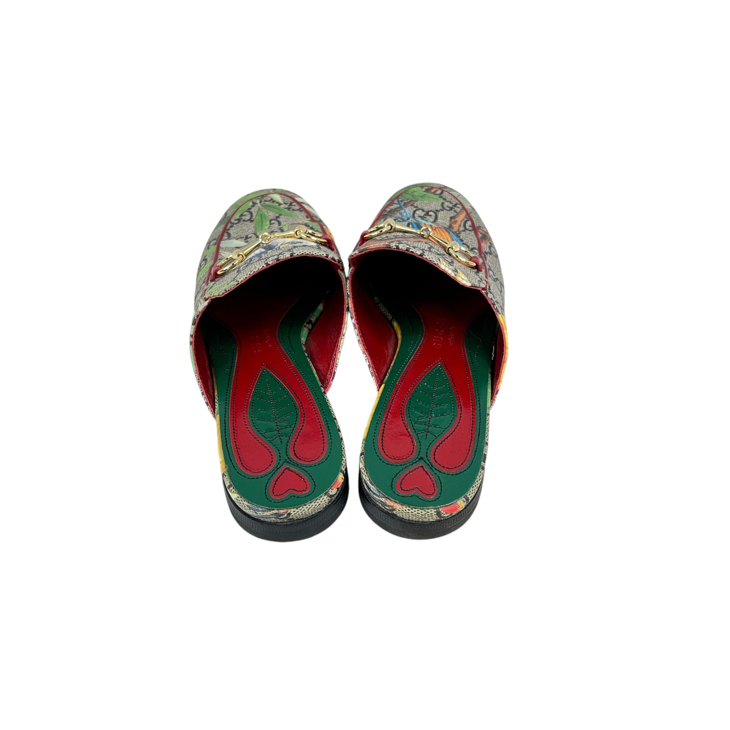 Monogram Coated Canvas Tropical Supreme Princetown Mules