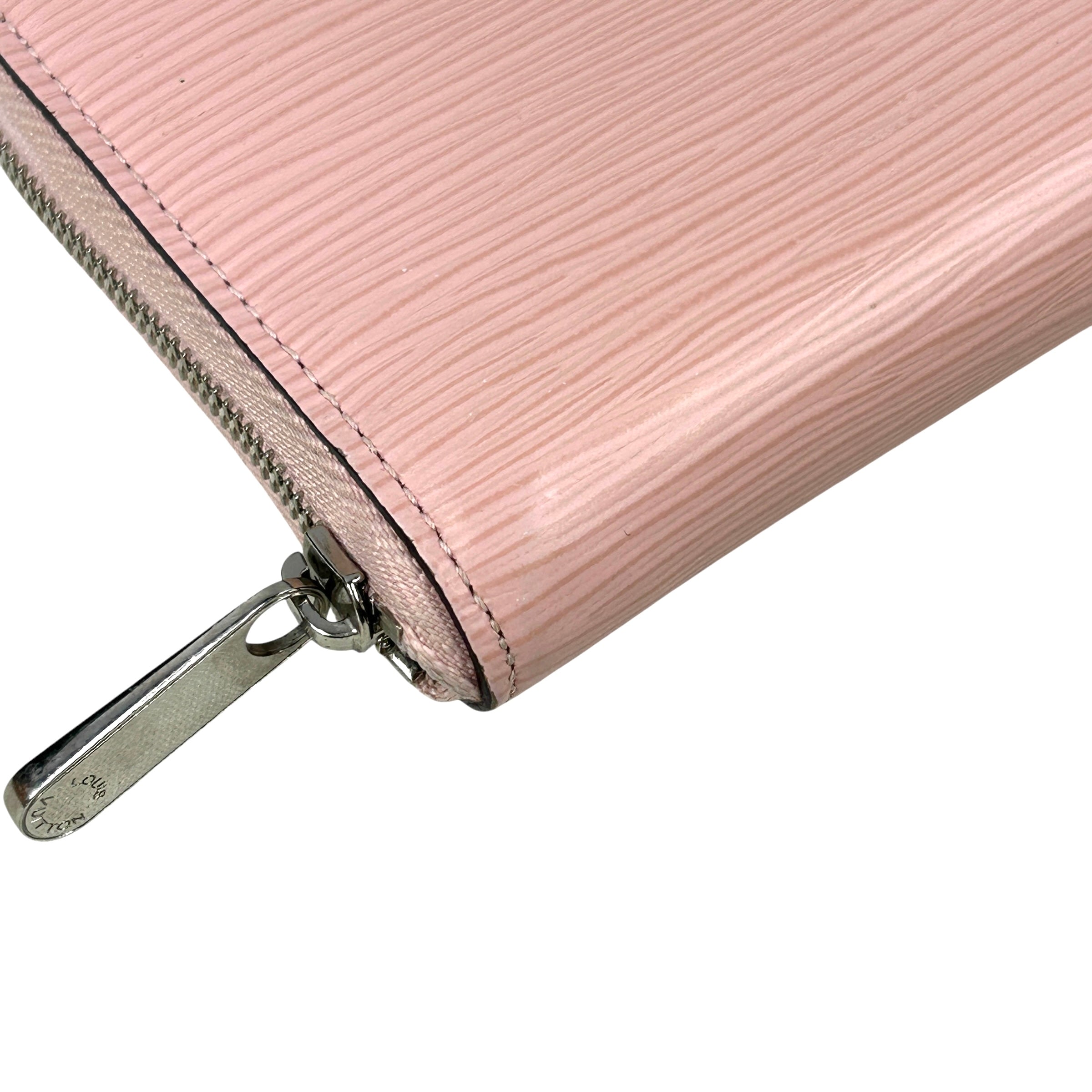 Pink Sakura Epi Compact Zippy Wallet w/SHW