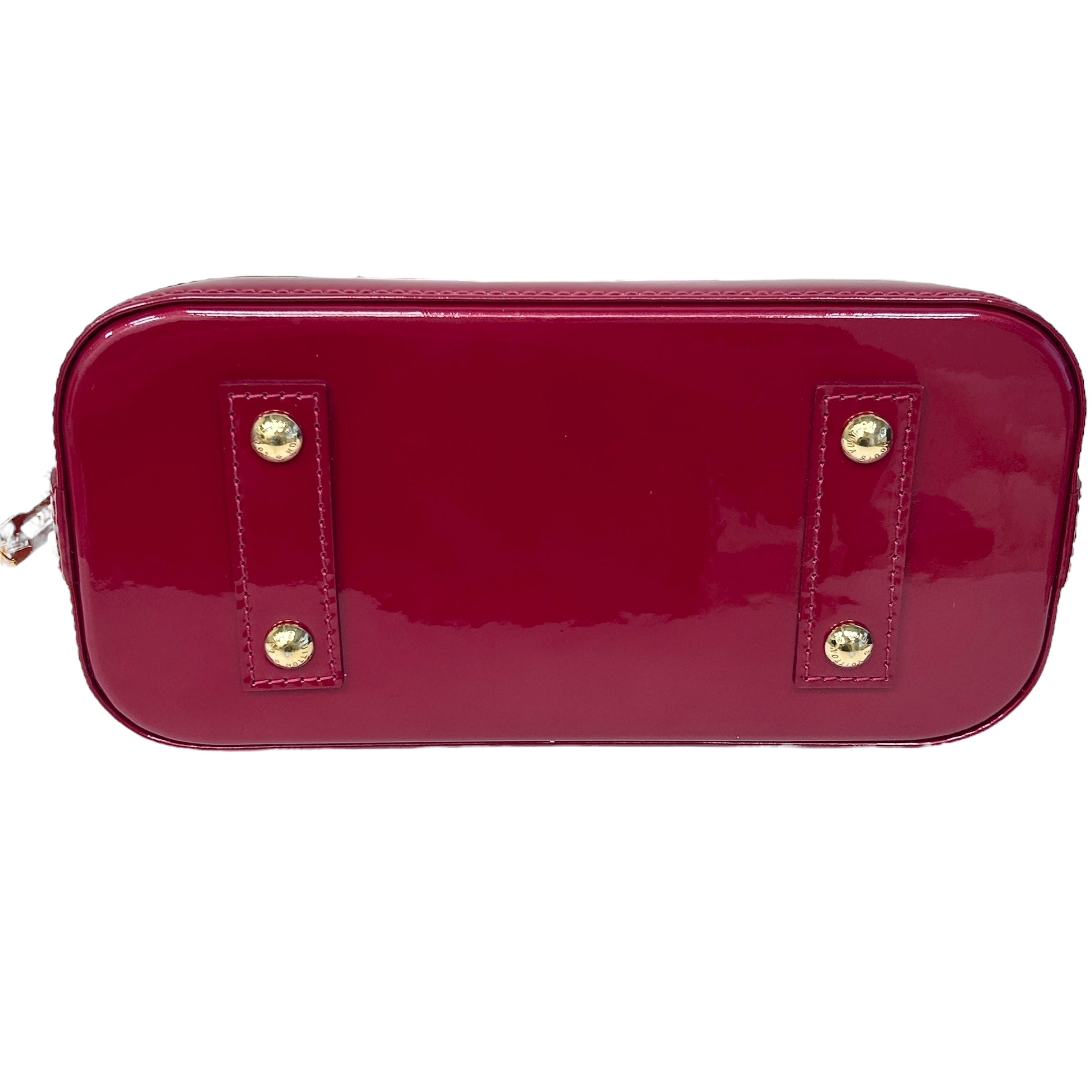 Indian Rose Monogram Vernis Leather Alma BB Bag w/GHW