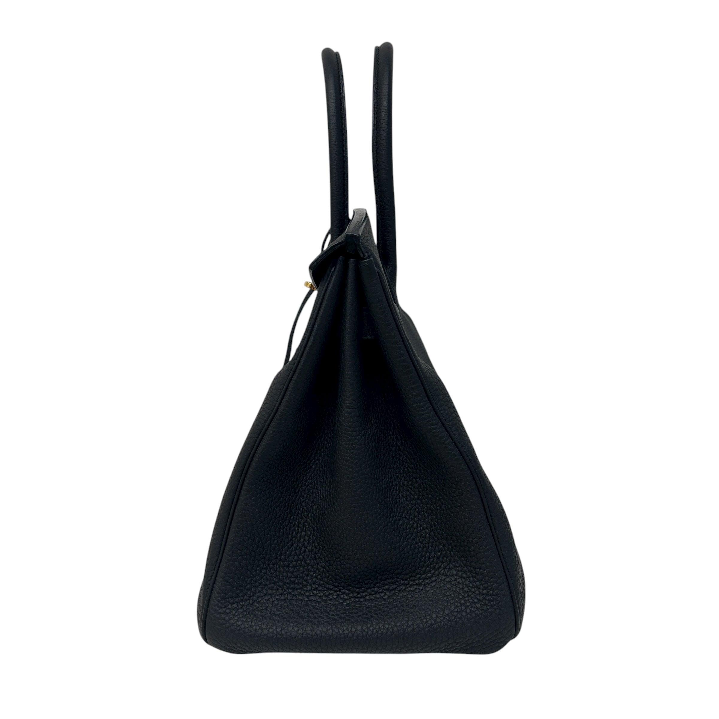 Black Togo Leather Birkin 35 w/GHW