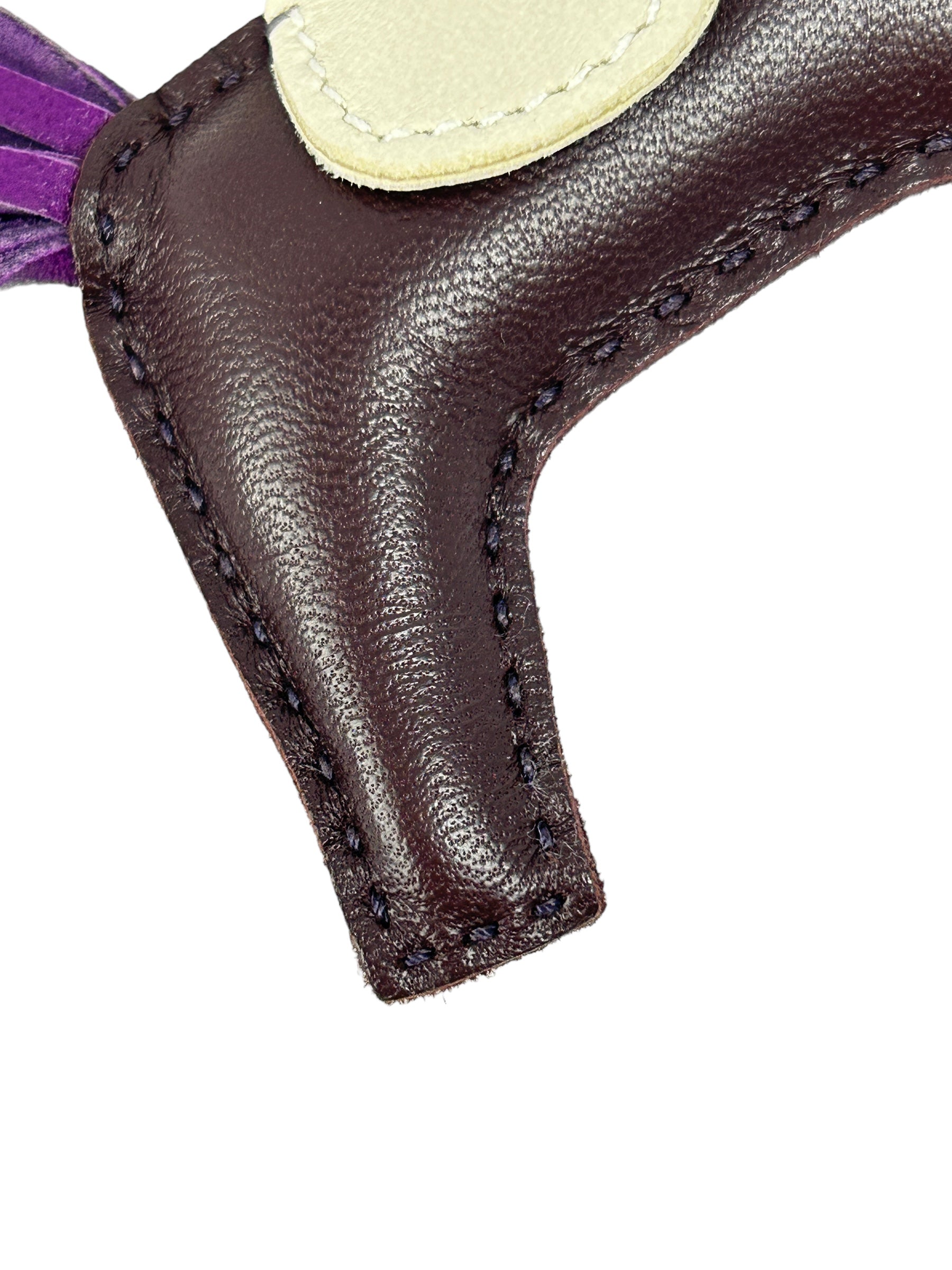 Brown/Purple/Craie Rodeo PM Bag Charm