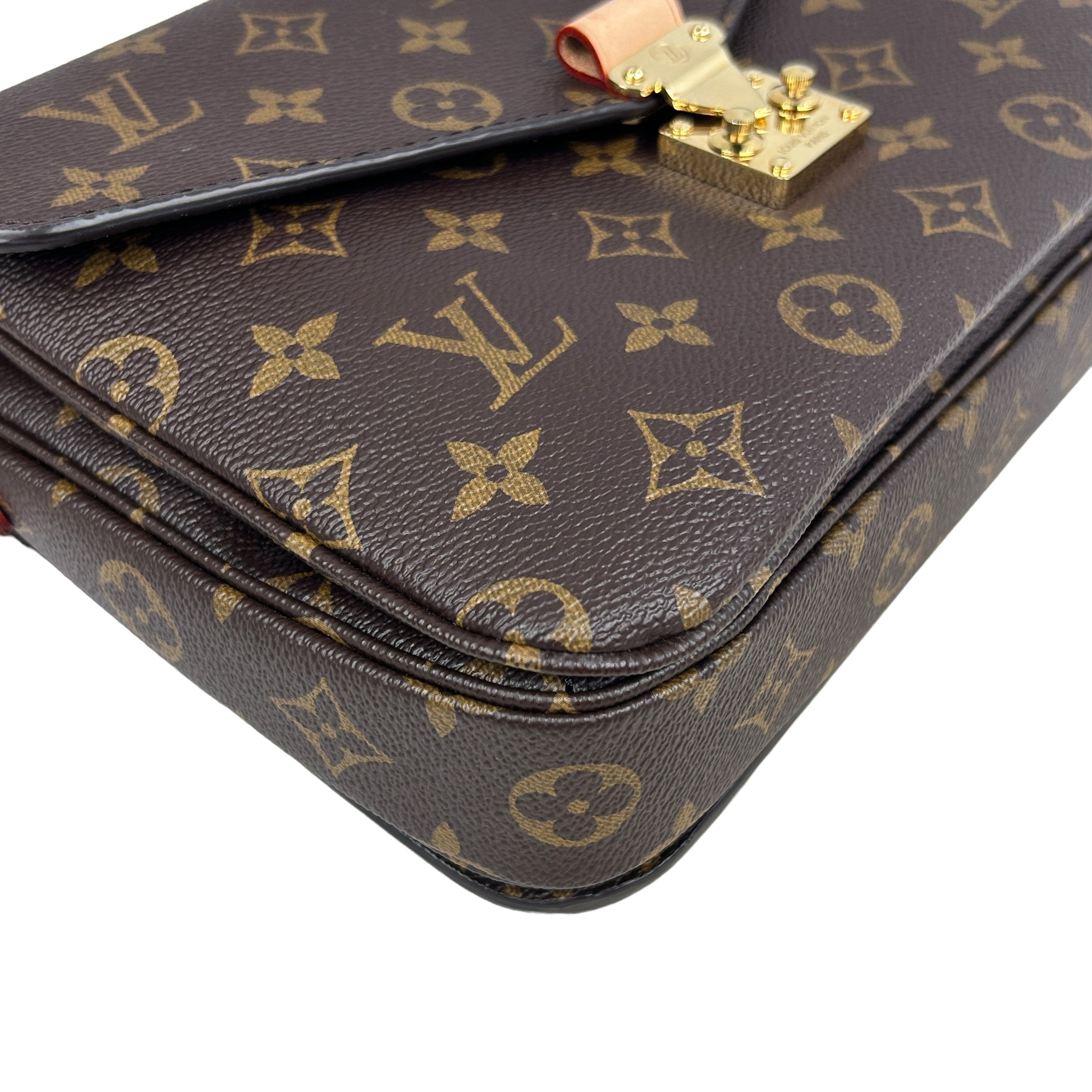 Monogram Coated Canvas Pochette Metis w/GHW