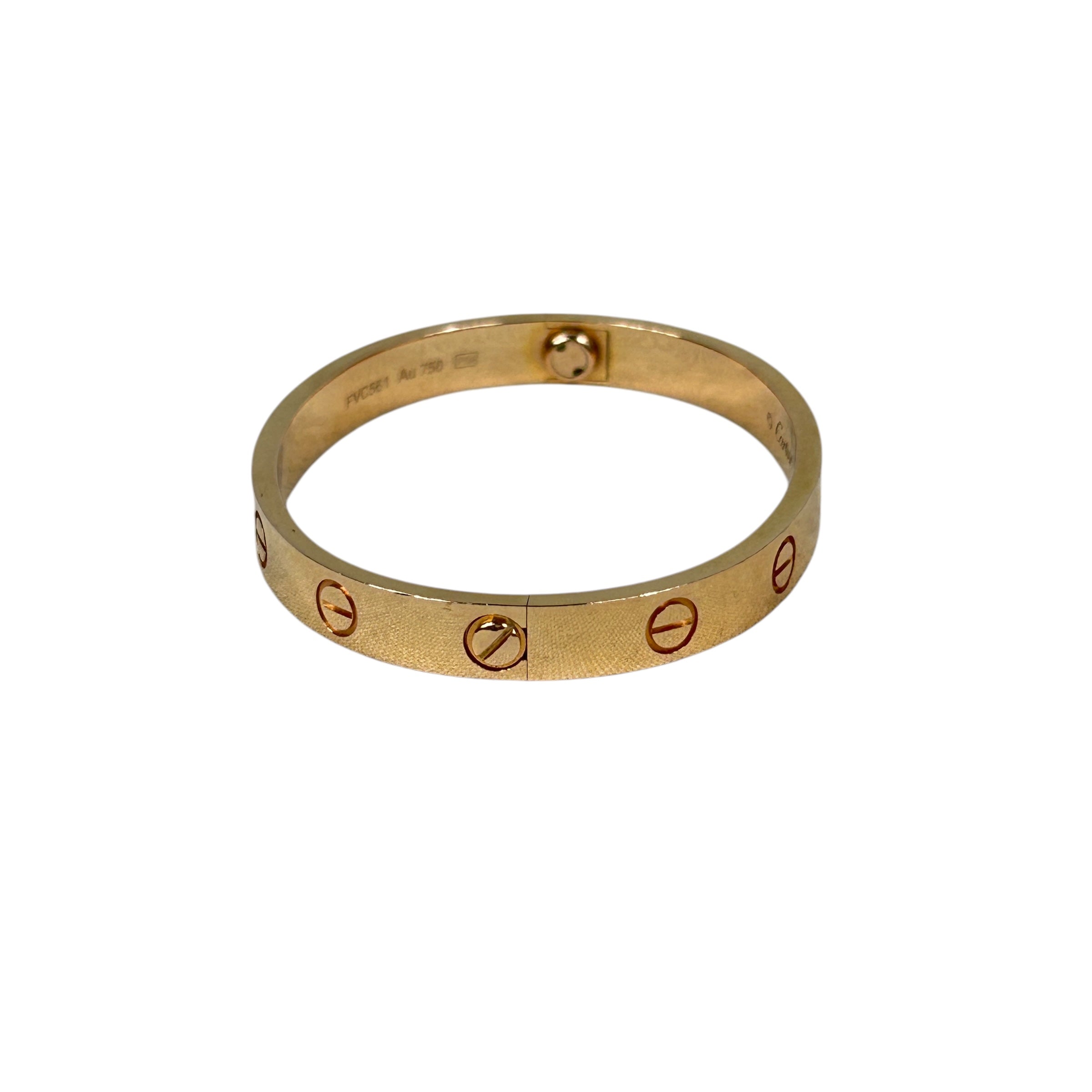 18K Rose Gold Classic Model Love Bangle