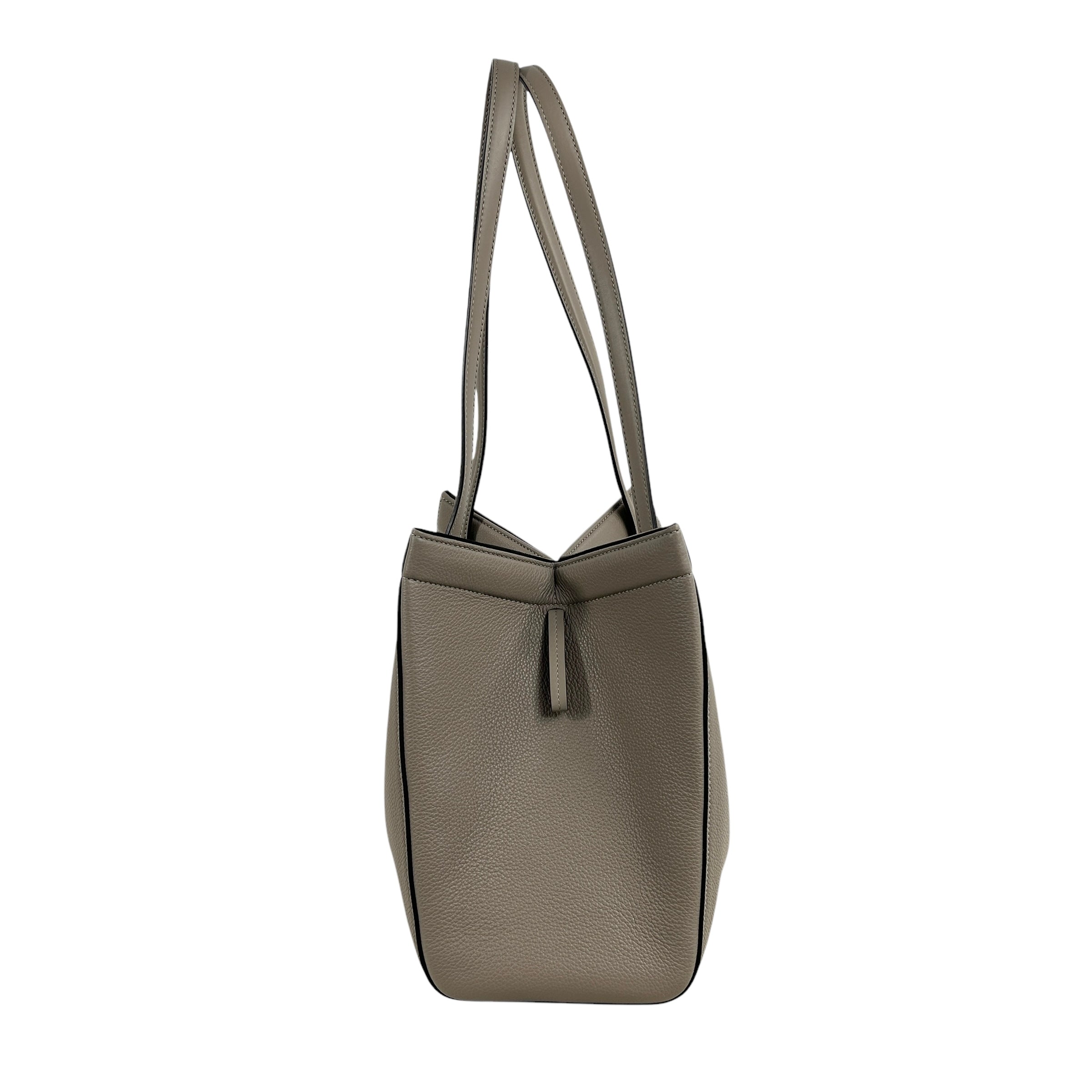 Taupe Dove Grey Origami Medium Tote Bag